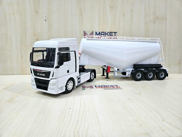 1/32 WELLY LMAN TGX V TİPİ SİLOBAS TIR MAKETİ