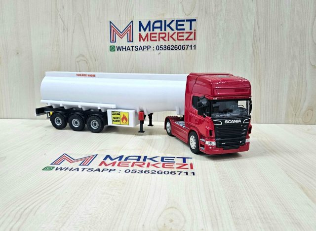 1/32 WELLY SCANIA R730 TANKER DORSELİ TIR