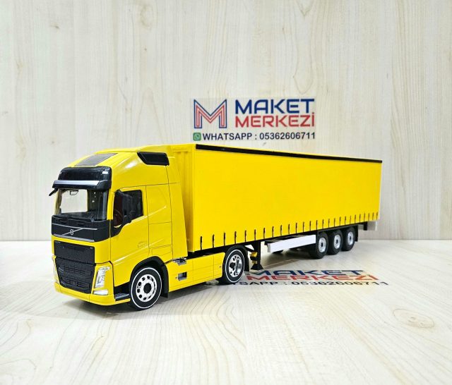 1/32 WELLY SARI VOLVO FH4 TENTE DORSELİ TIR MAKETİ
