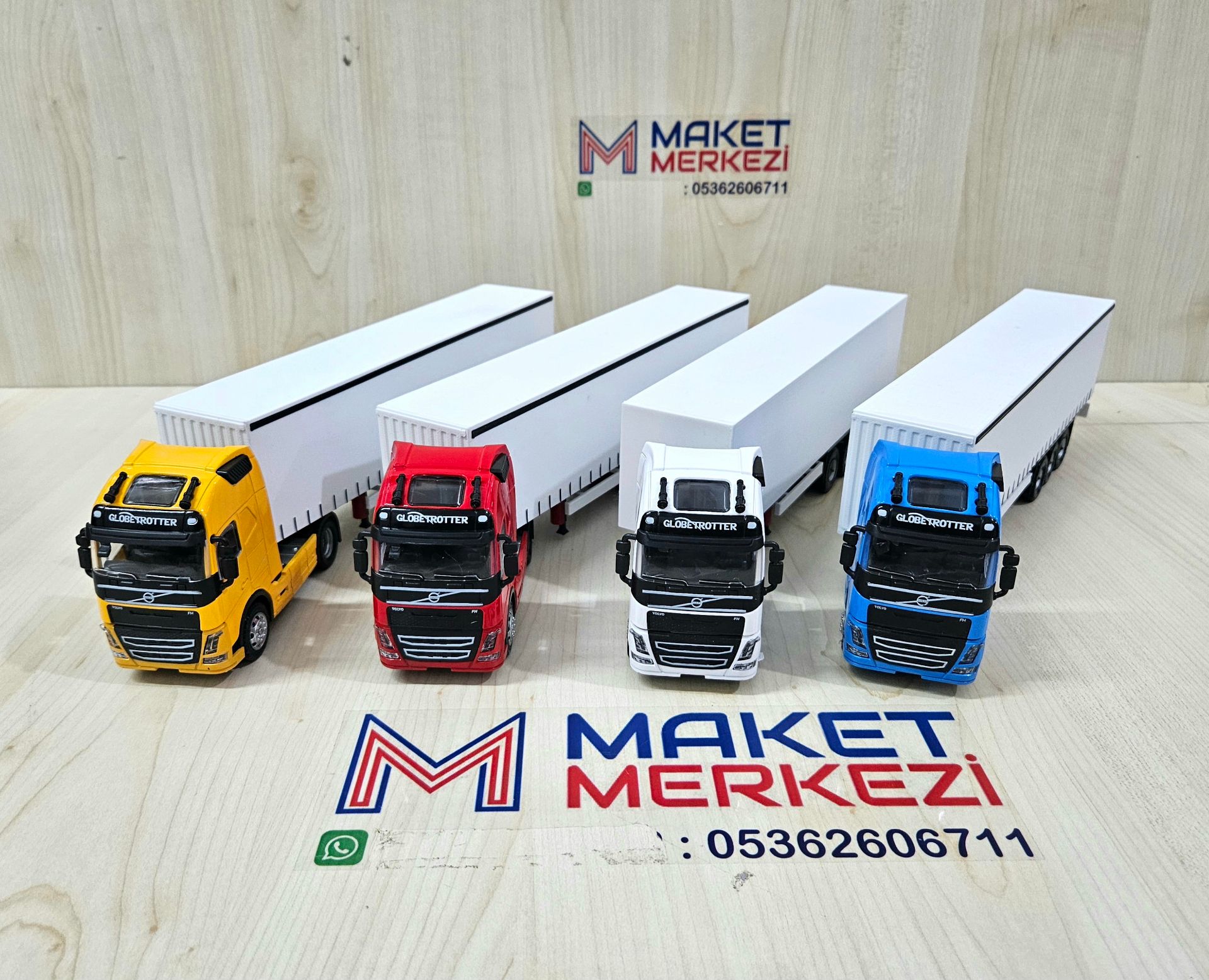 1/50 beyaz VOLVO FH4 TENTE DORSELİ TIR MAKETİ