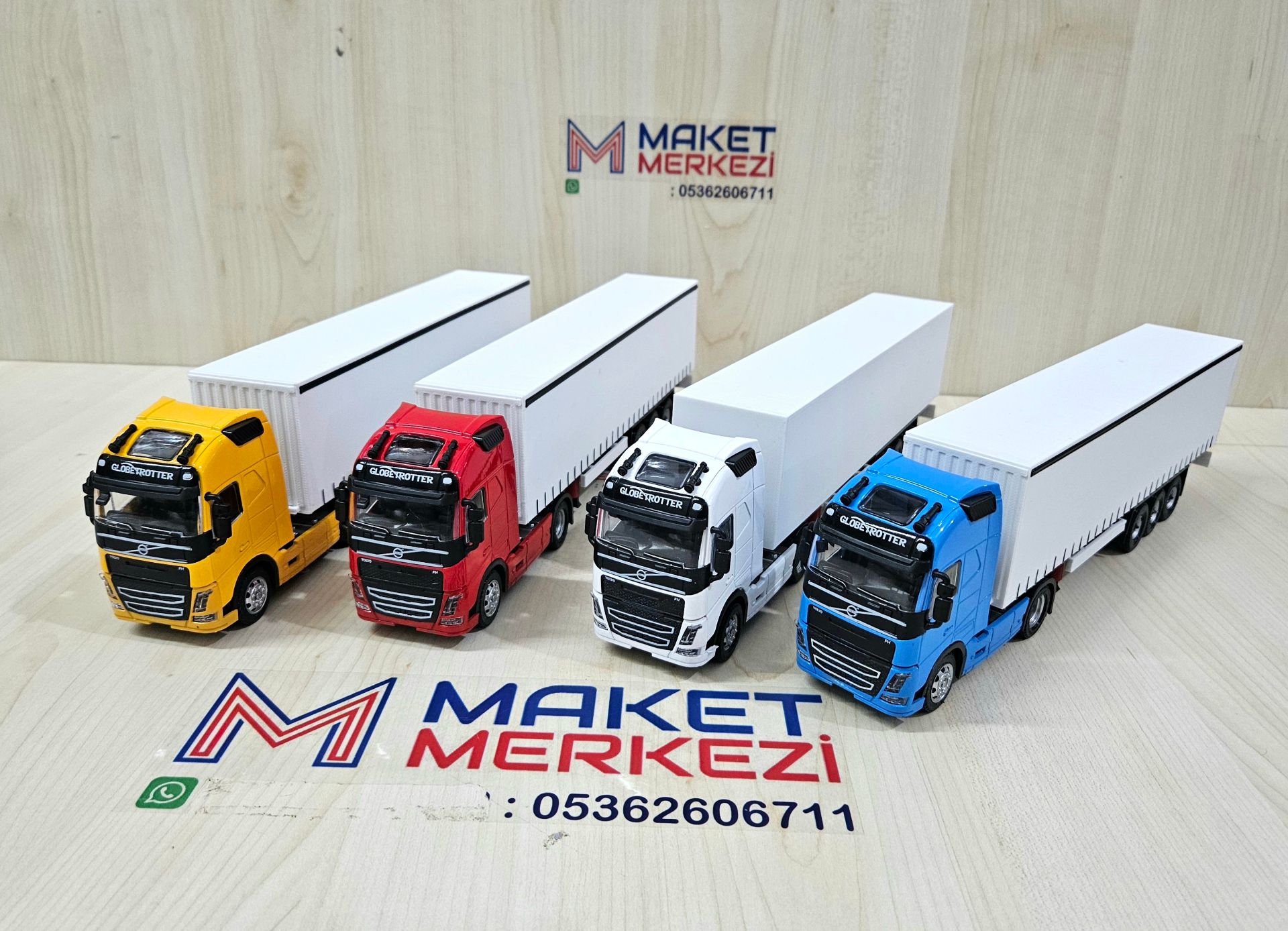 1/50 kırmızı VOLVO FH4 TENTE DORSELİ TIR MAKETİ