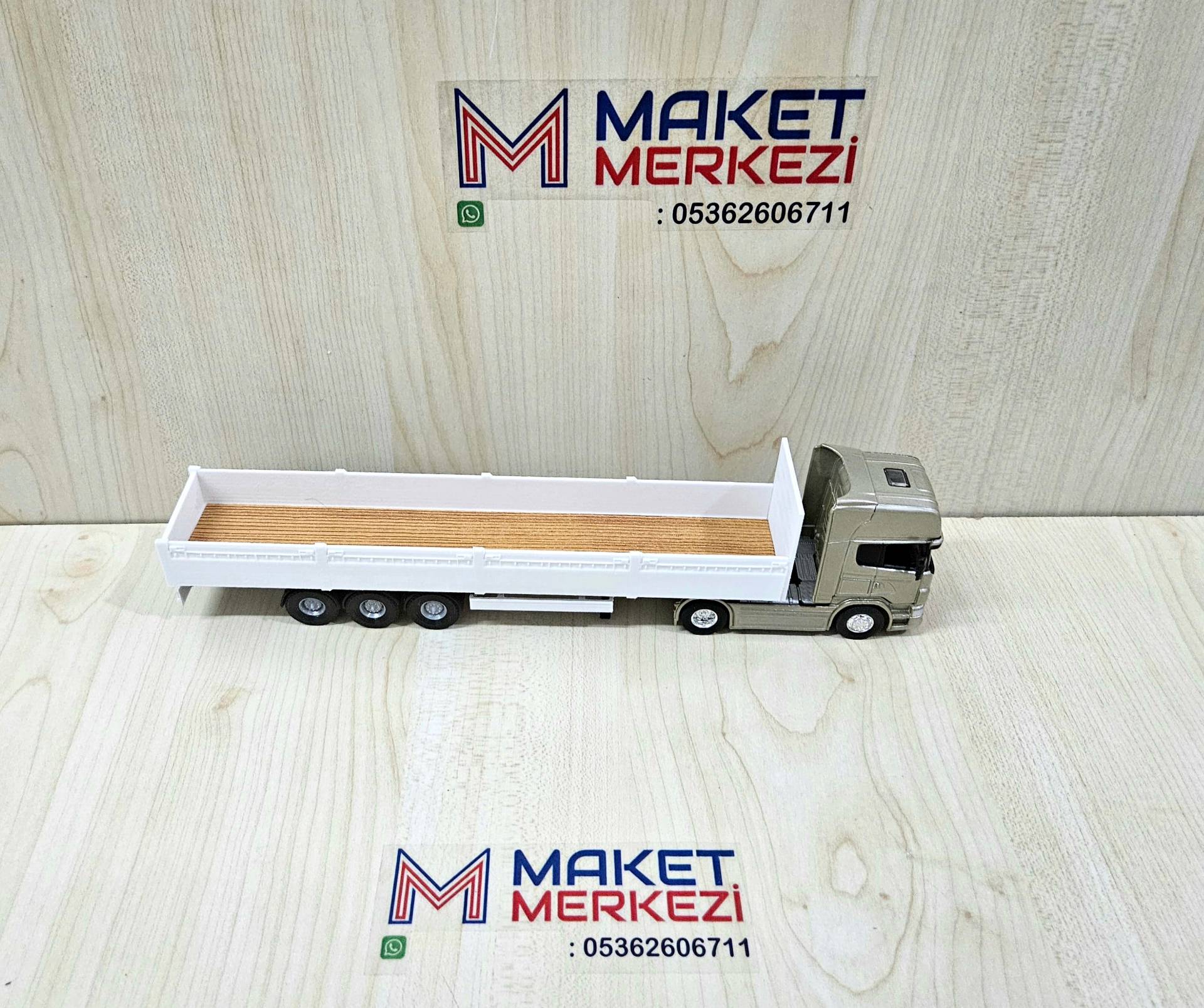 1/64 SCANIA R730 SAL DORSELİ TIR MAKETİ (25 cm boy)
