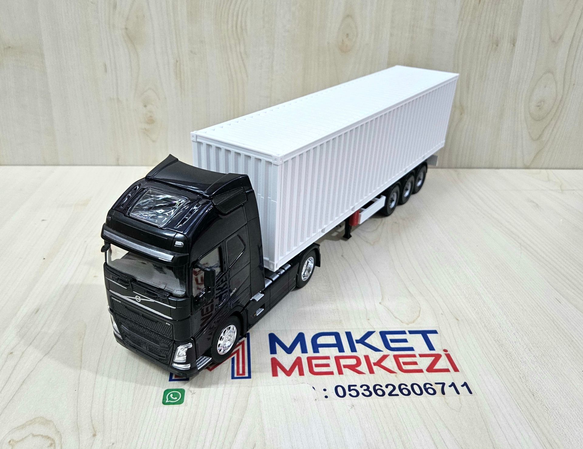 1/32 WELLY LACİVERT VOLVO FH4 KONTEYNER DORSELİ TIR