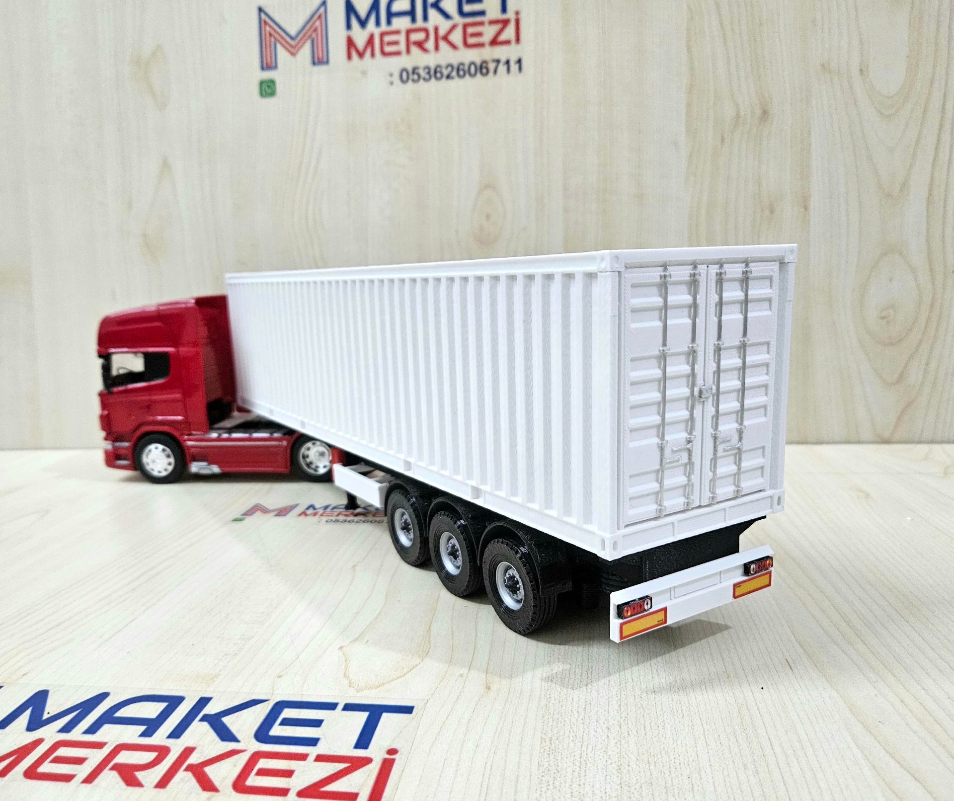 1/32 WELLY SCANIA R730 KONTEYNER DORSELİ TIR