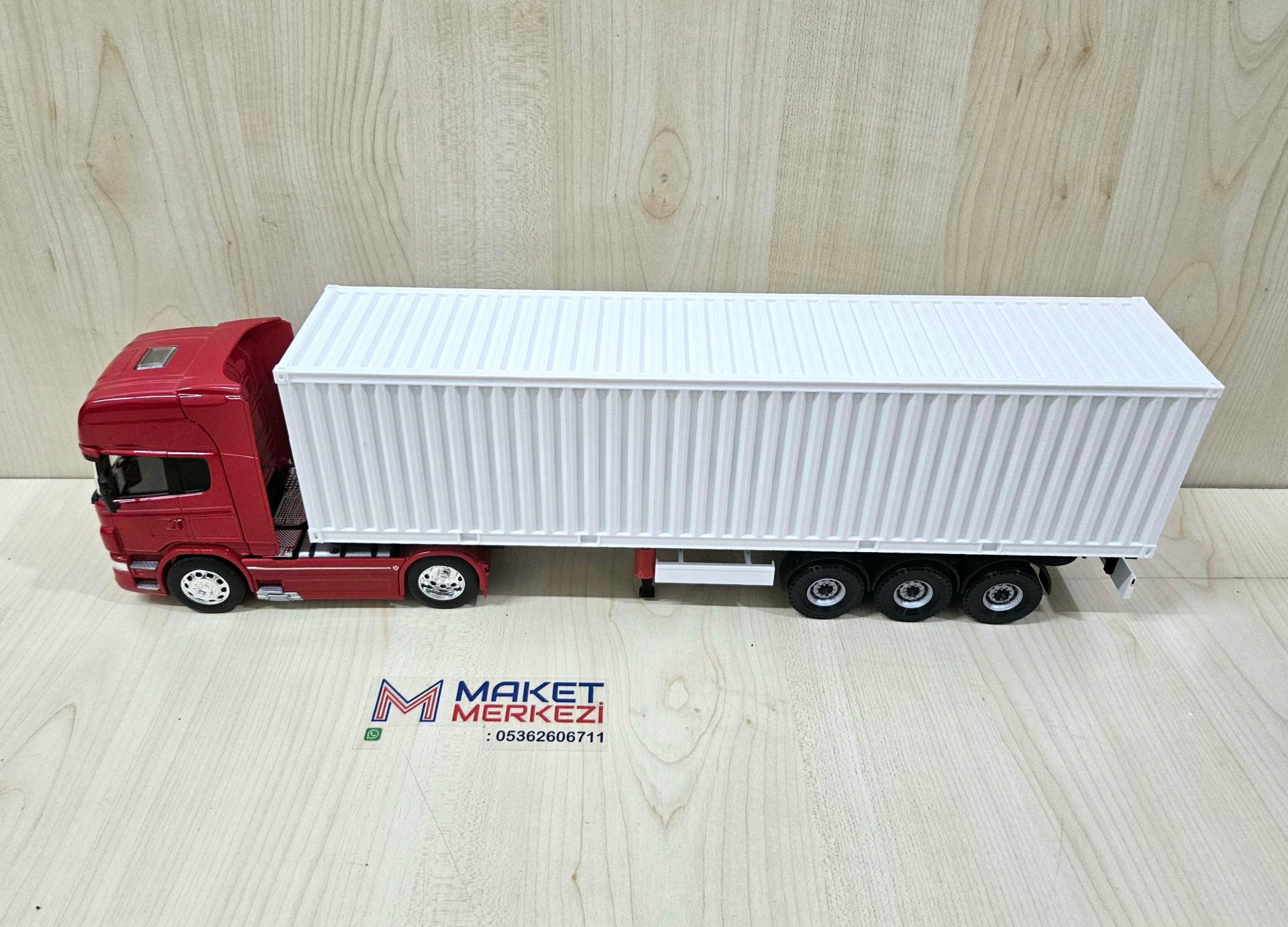 1/32 WELLY SCANIA R730 KONTEYNER DORSELİ TIR