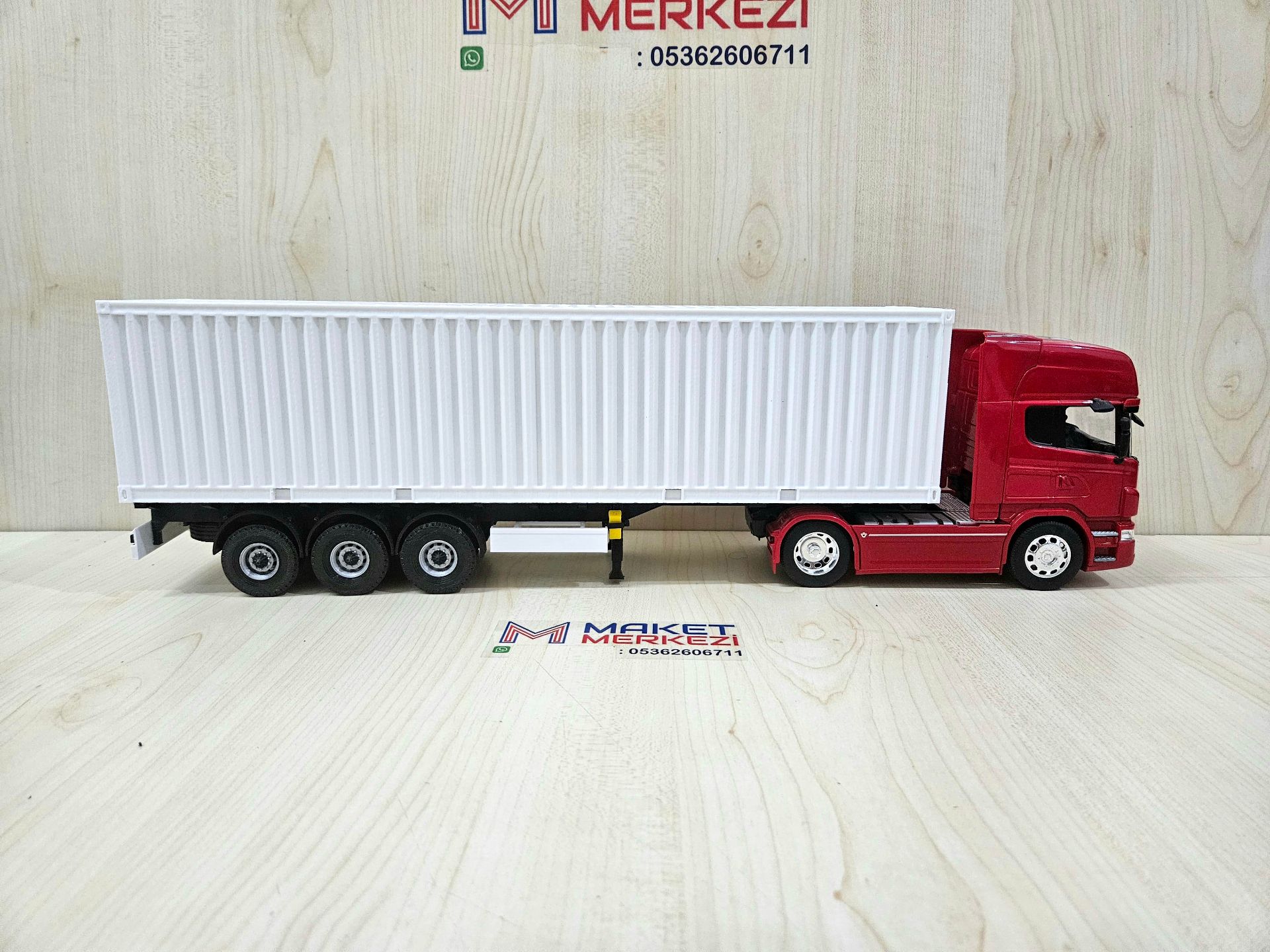 1/32 WELLY SCANIA R730 KONTEYNER DORSELİ TIR
