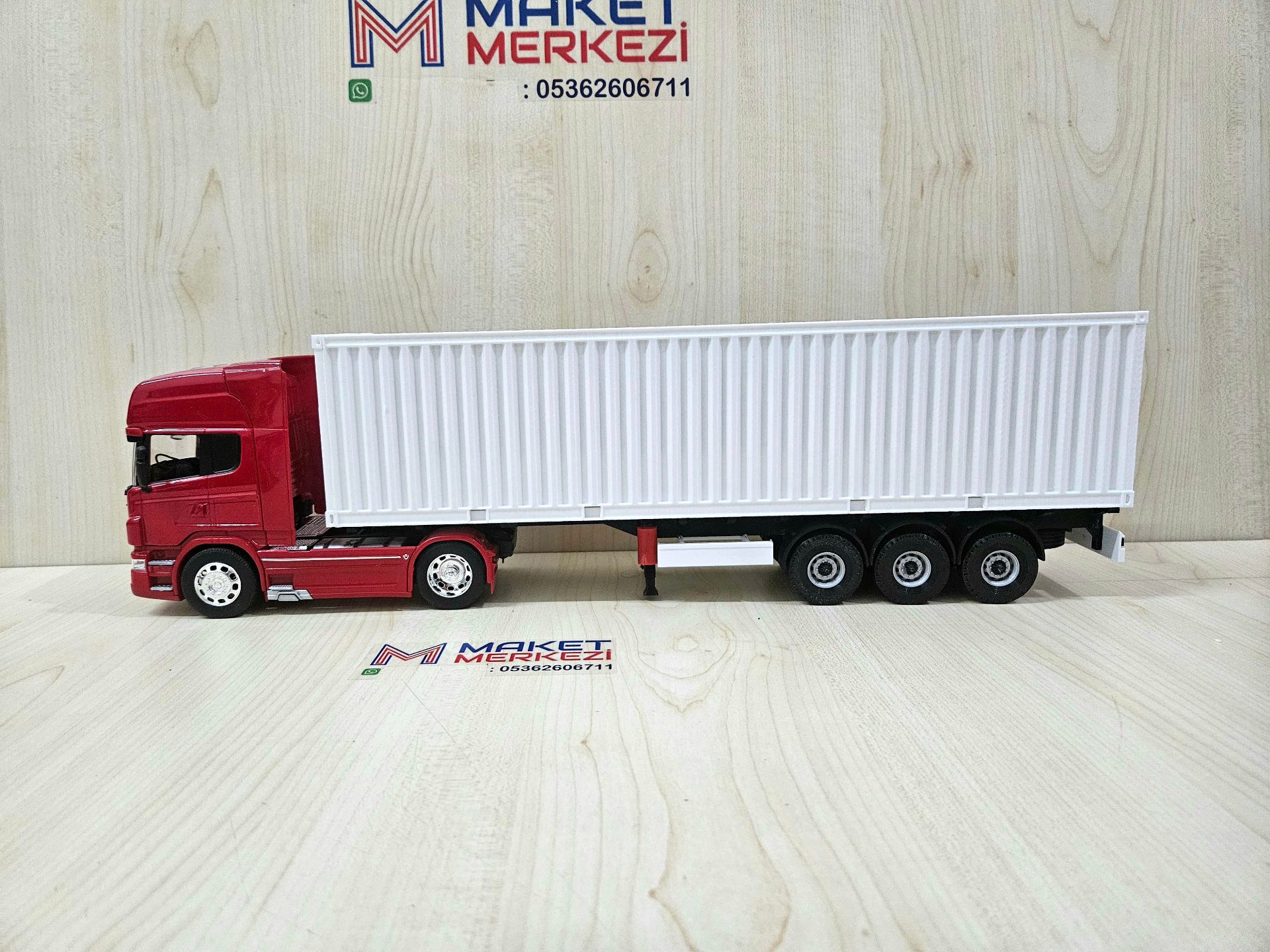 1/32 WELLY SCANIA R730 KONTEYNER DORSELİ TIR
