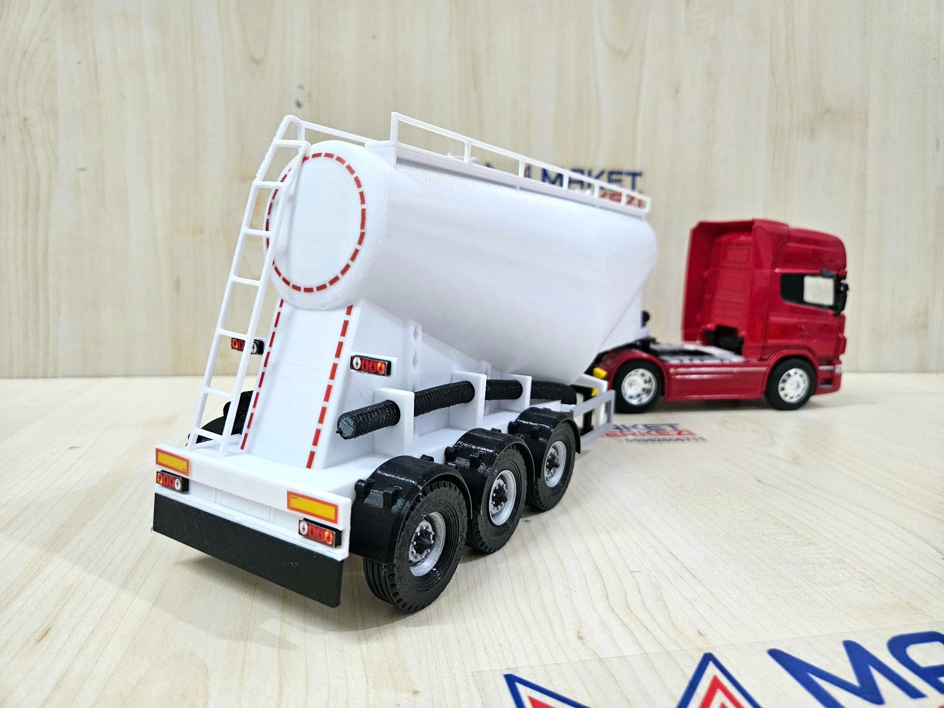 1/32 WELLY SCANIA R730 V TİPİ SİLOBAS TIR MAKETİ