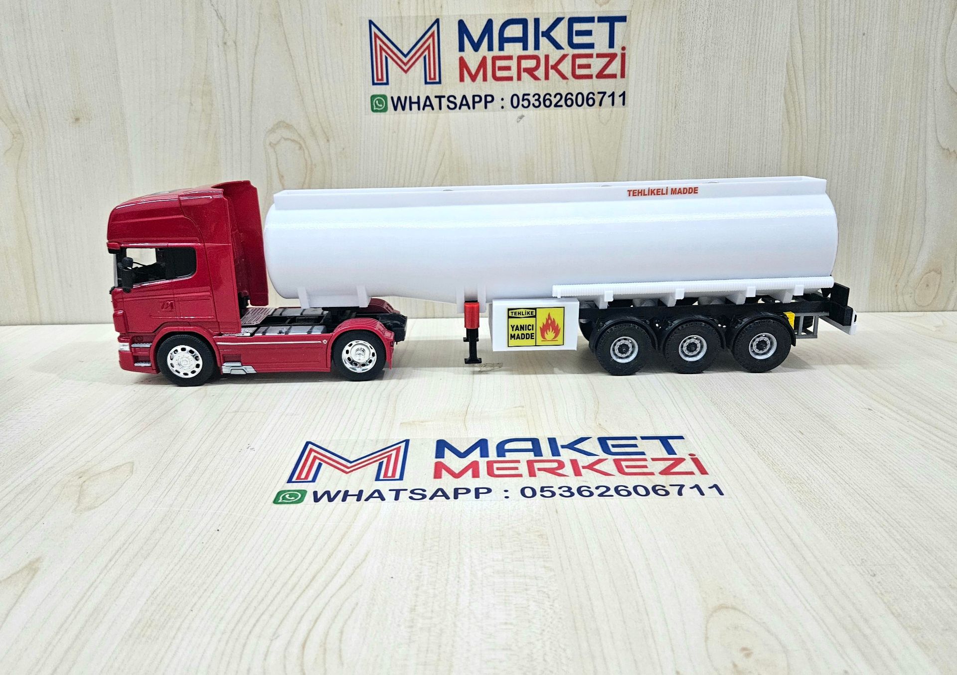 1/32 WELLY SCANIA R730 TANKER DORSELİ TIR
