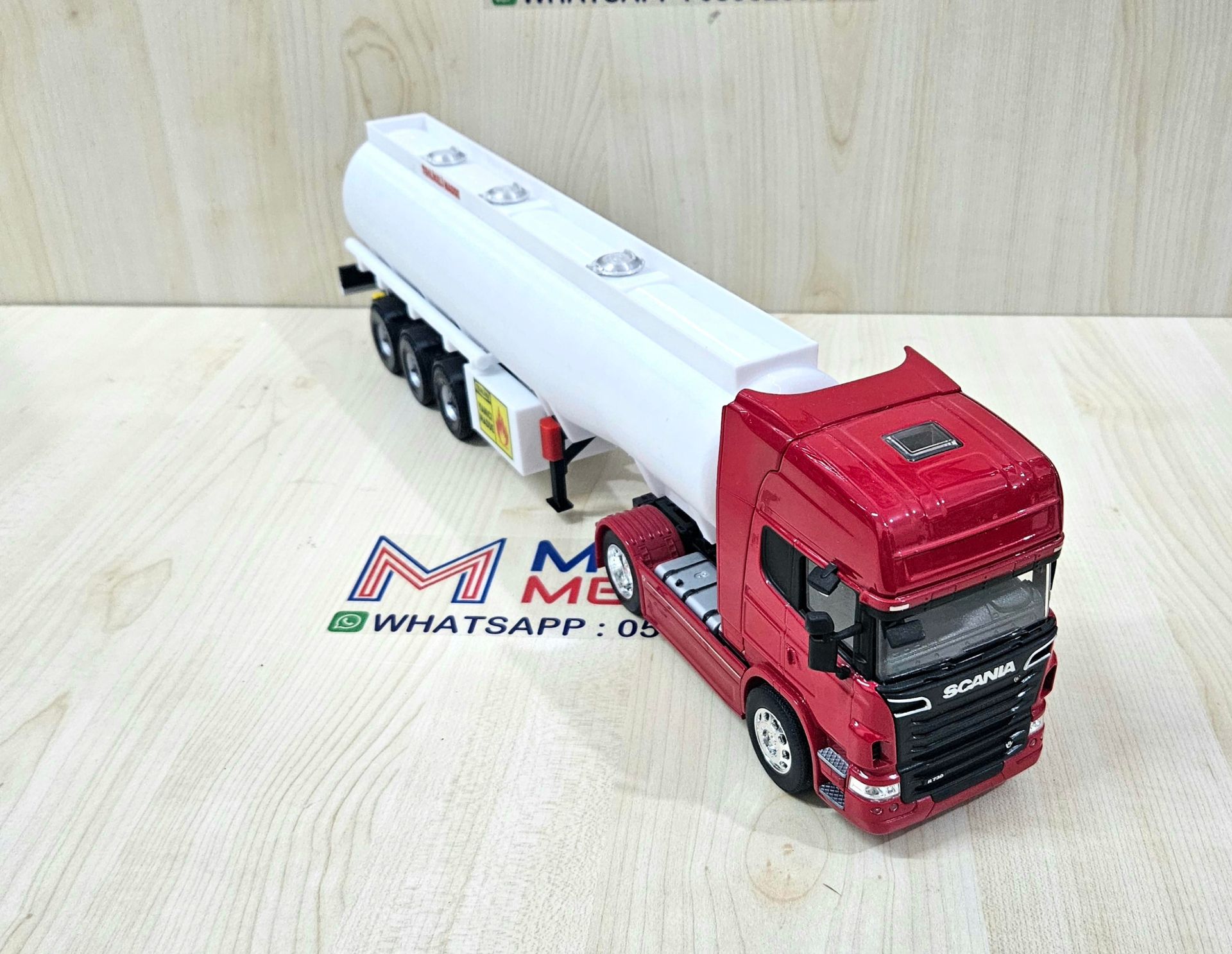 1/32 WELLY SCANIA R730 TANKER DORSELİ TIR