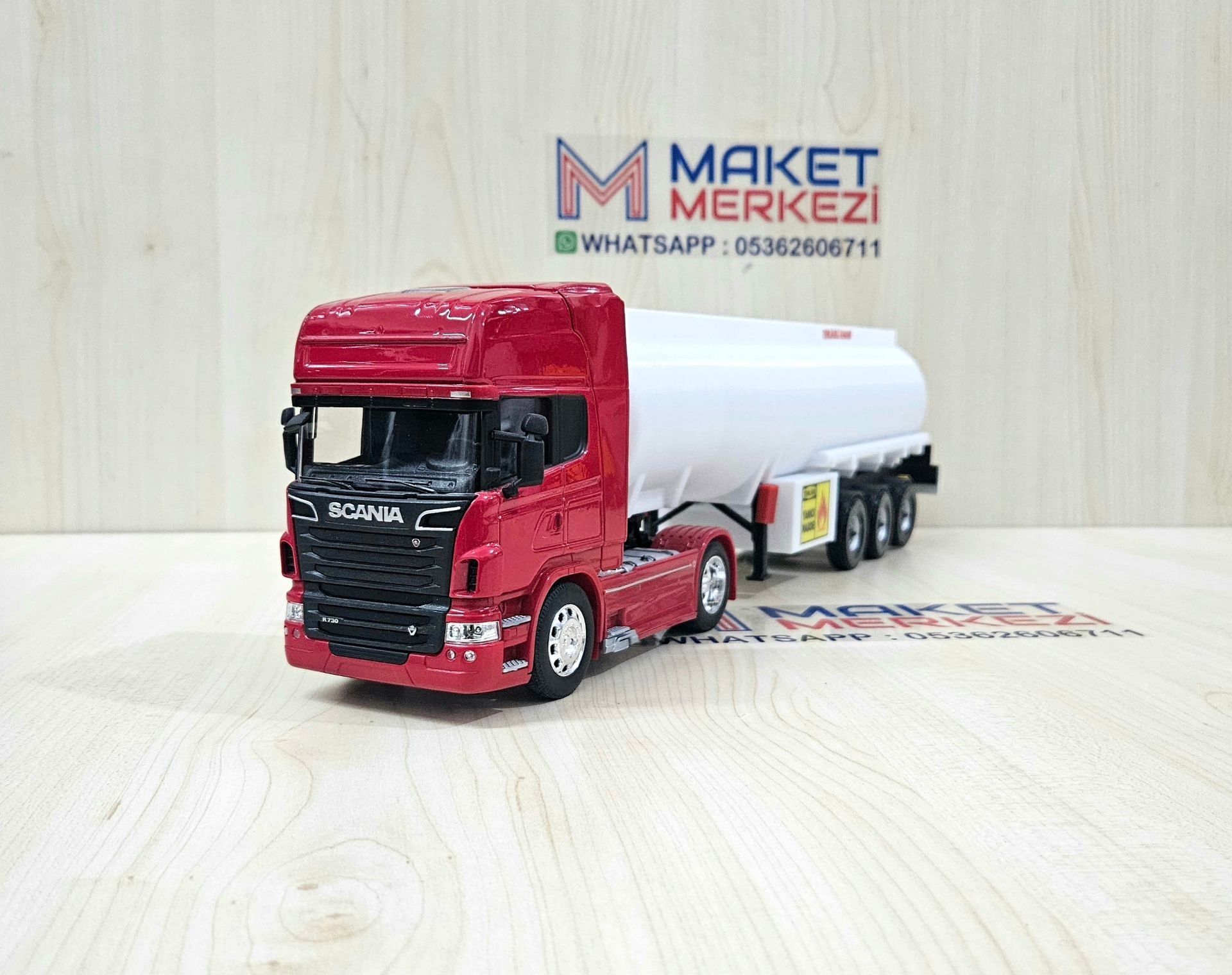 1/32 WELLY SCANIA R730 TANKER DORSELİ TIR