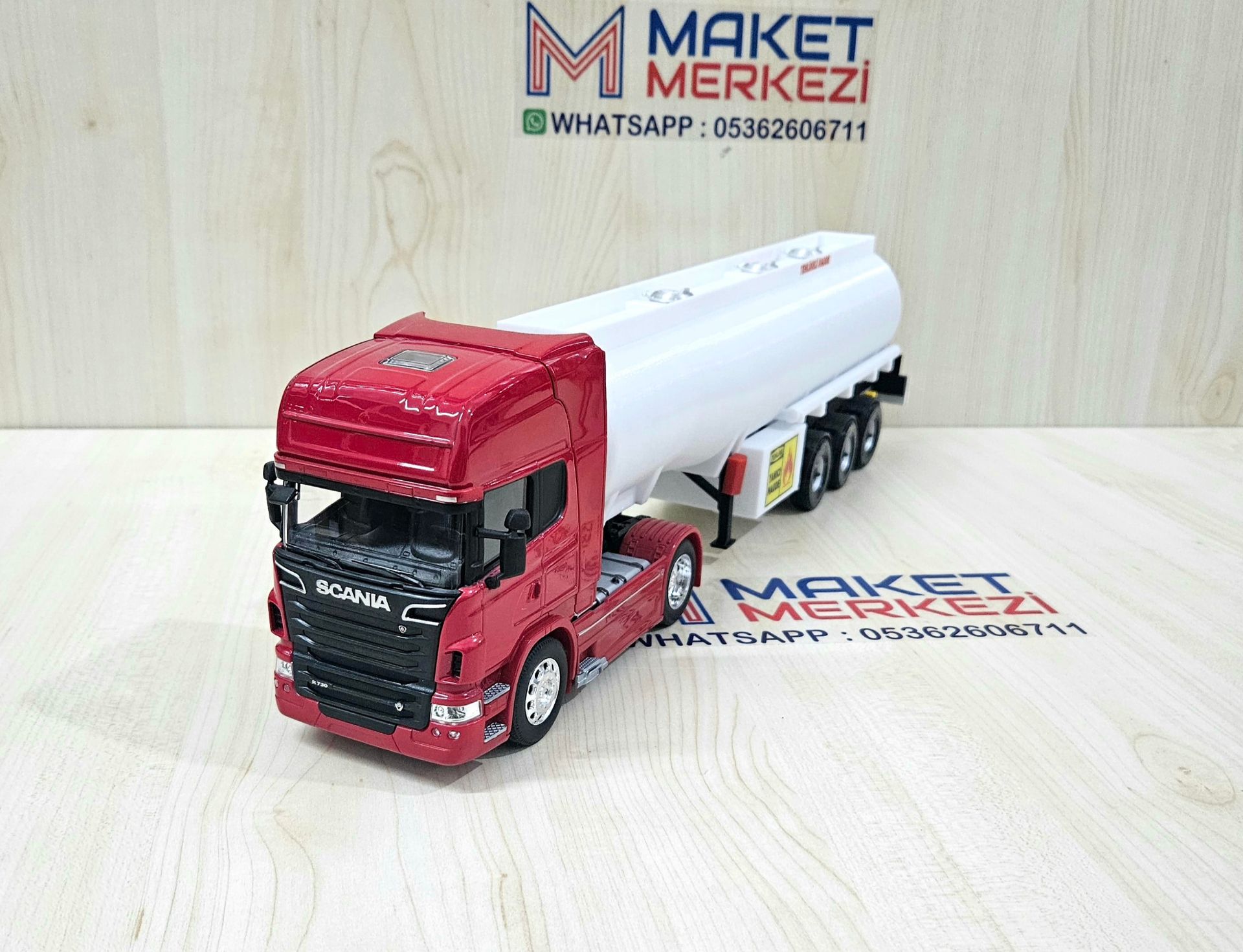 1/32 WELLY SCANIA R730 TANKER DORSELİ TIR