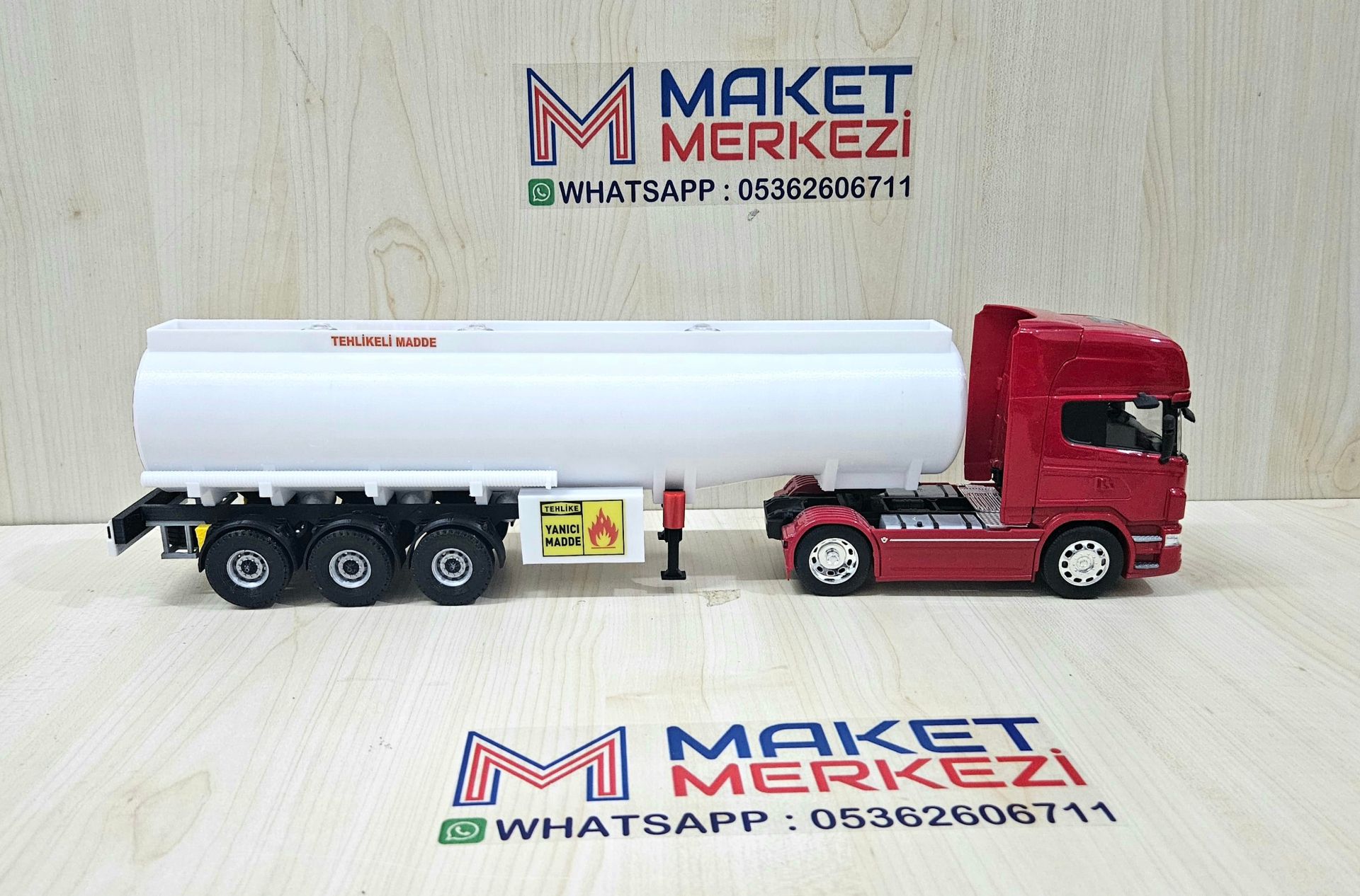 1/32 WELLY SCANIA R730 TANKER DORSELİ TIR