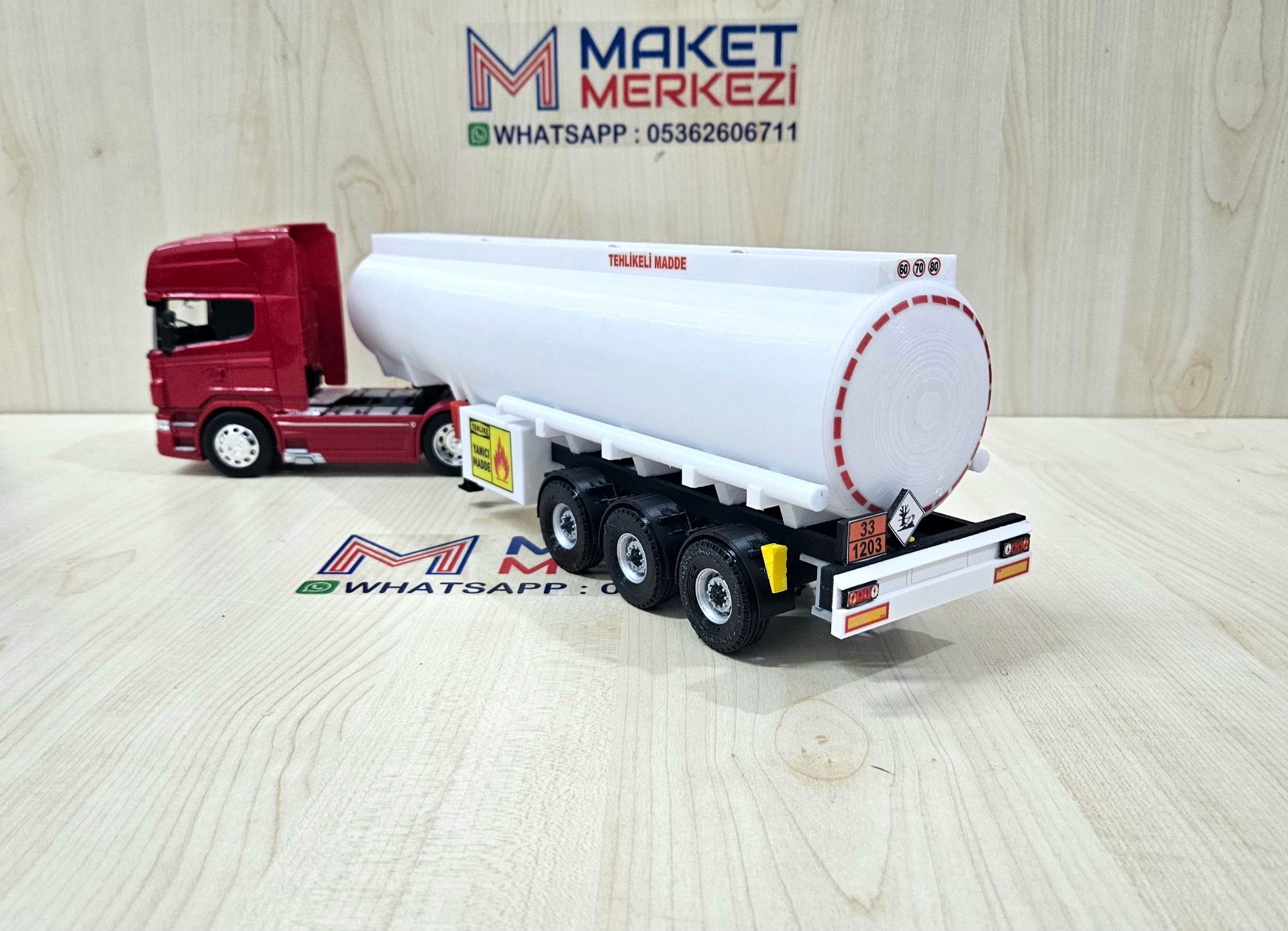 1/32 WELLY SCANIA R730 TANKER DORSELİ TIR