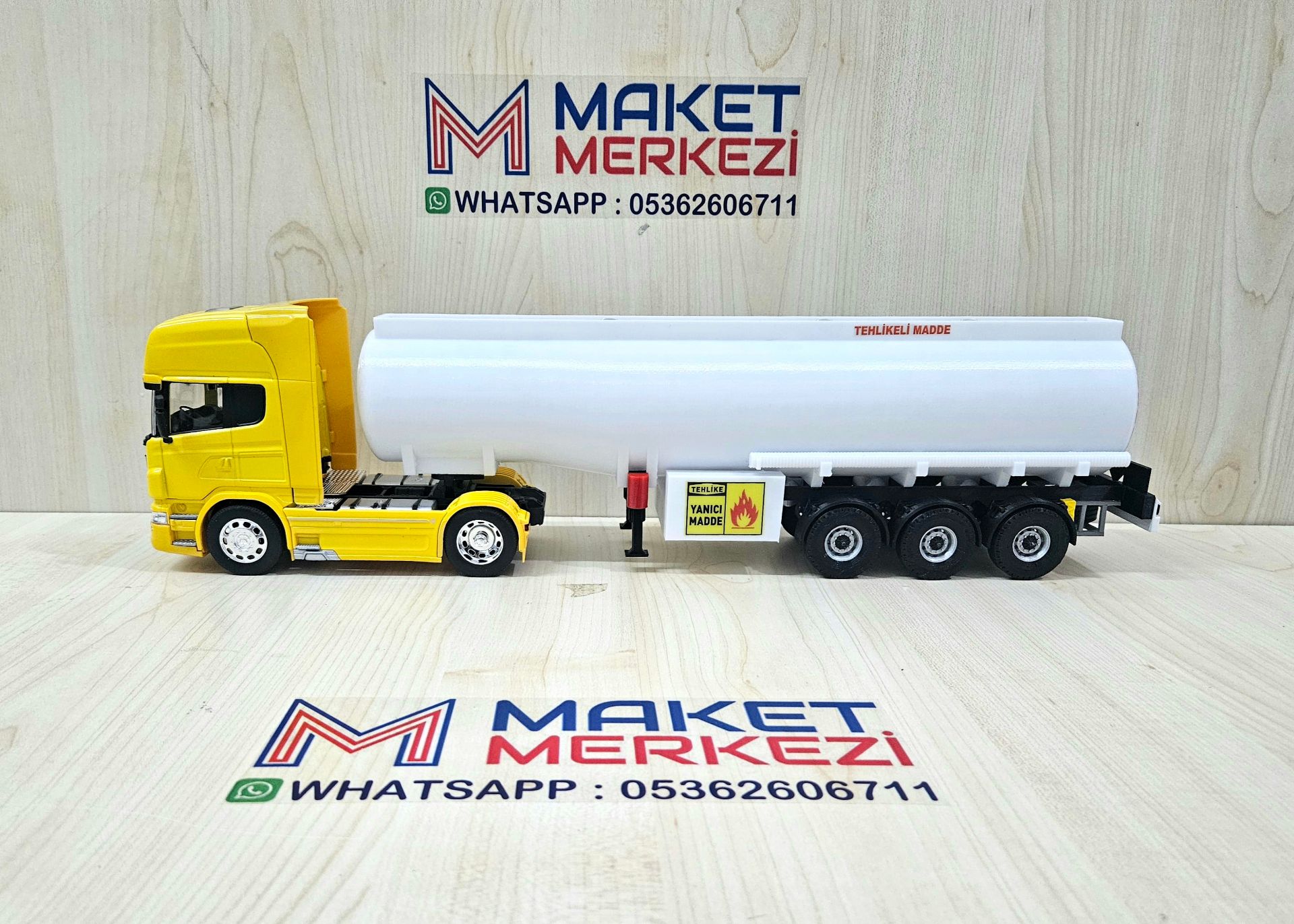 1/32 WELLY SARI SCANIA R730 TANKER DORSELİ TIR