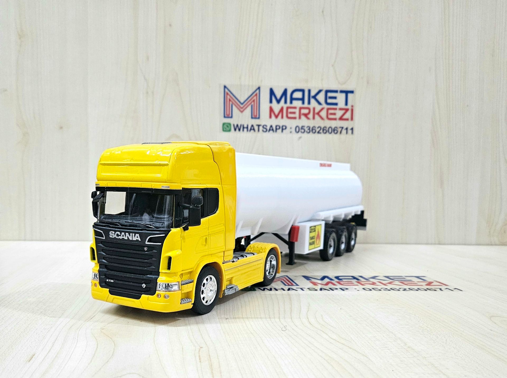 1/32 WELLY SARI SCANIA R730 TANKER DORSELİ TIR