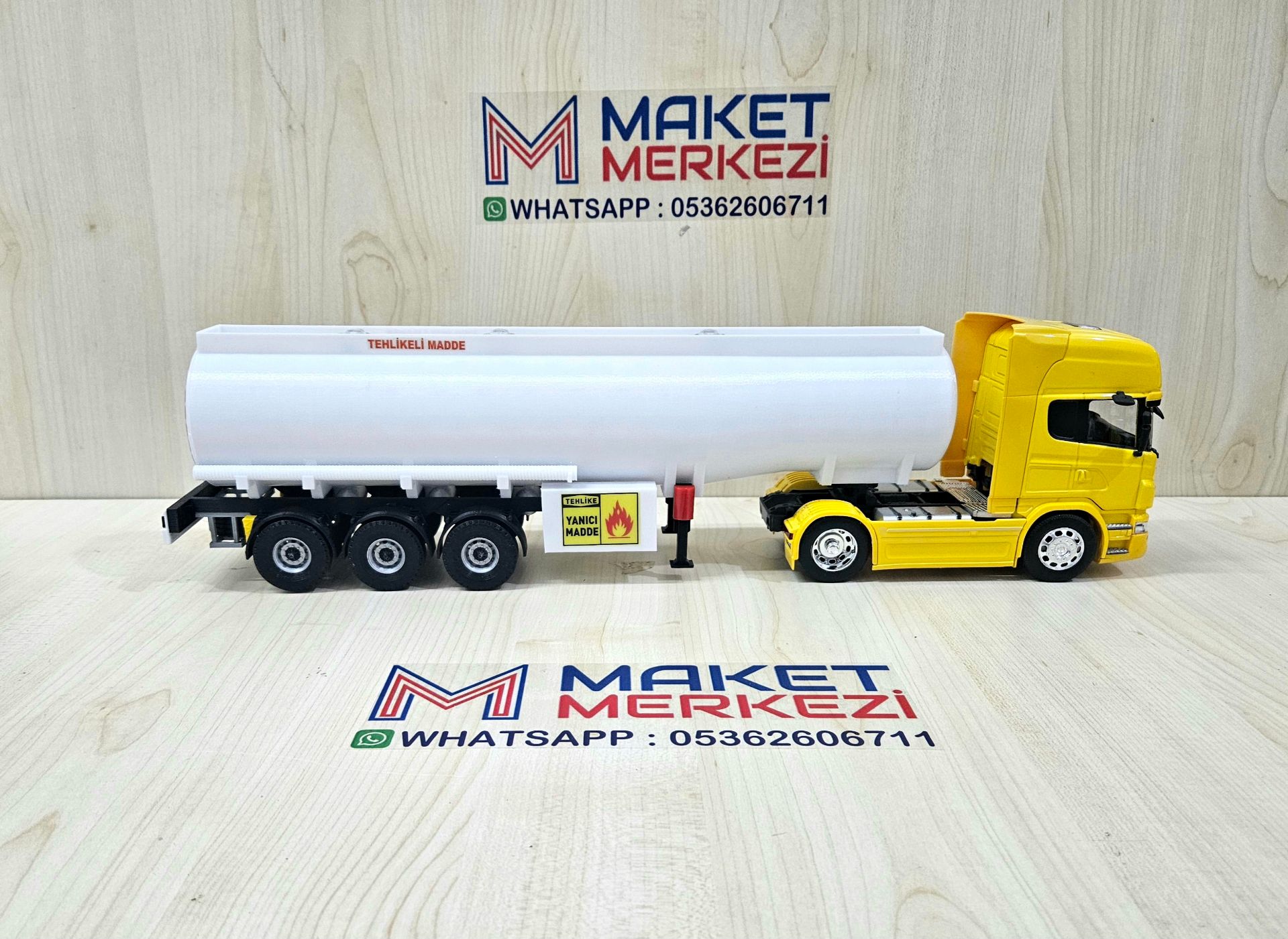 1/32 WELLY SARI SCANIA R730 TANKER DORSELİ TIR