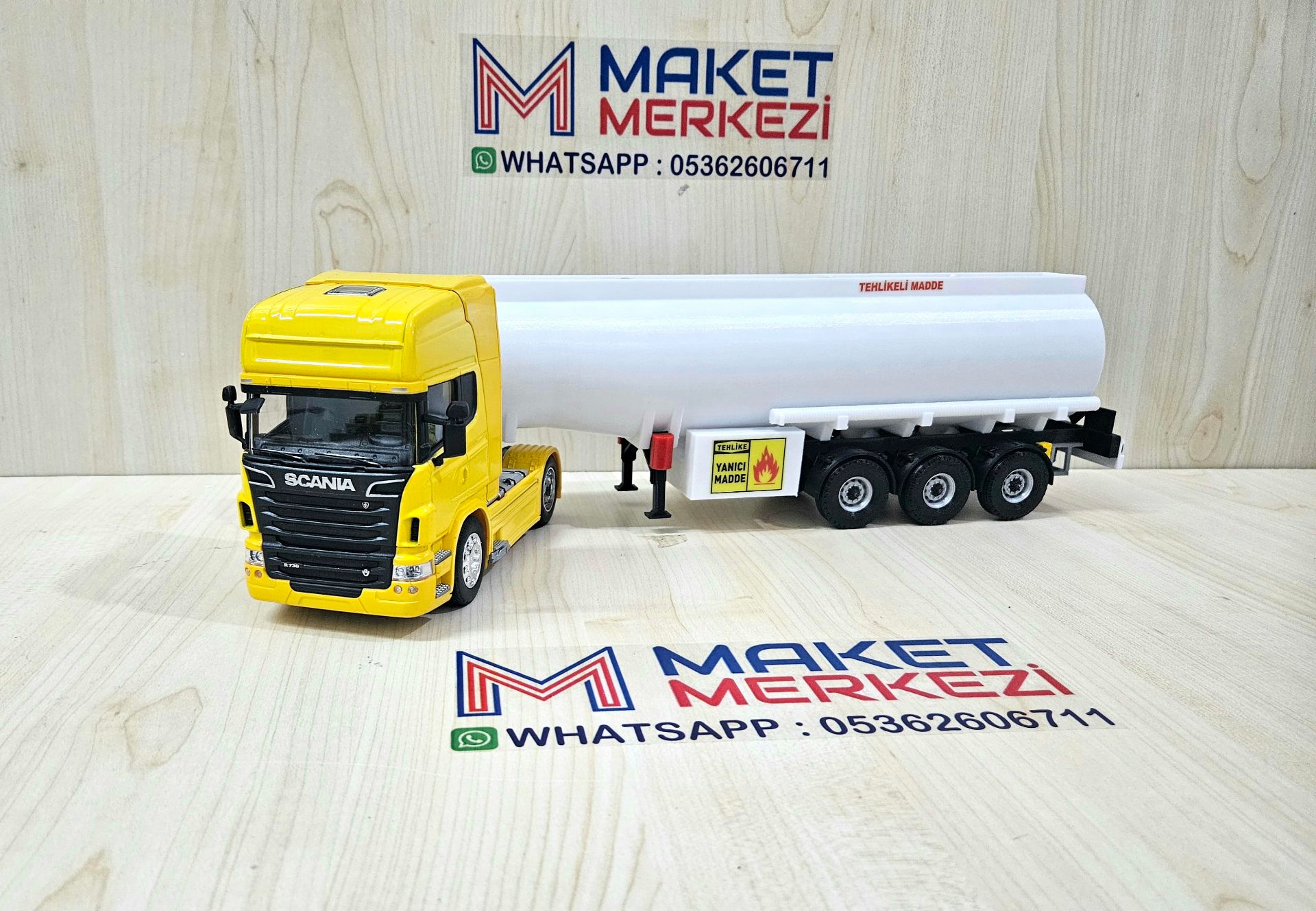 1/32 WELLY SARI SCANIA R730 TANKER DORSELİ TIR