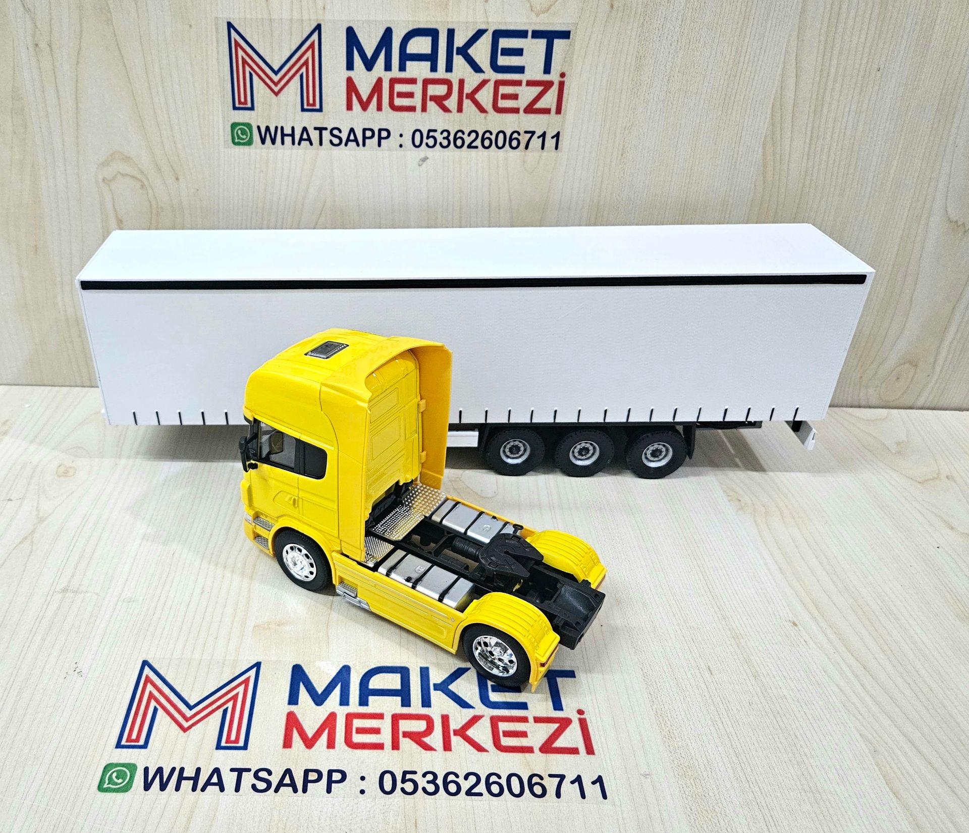 1/32 WELLY SARI SCANIA R730 TENTE DORSELİ TIR MAKETİ