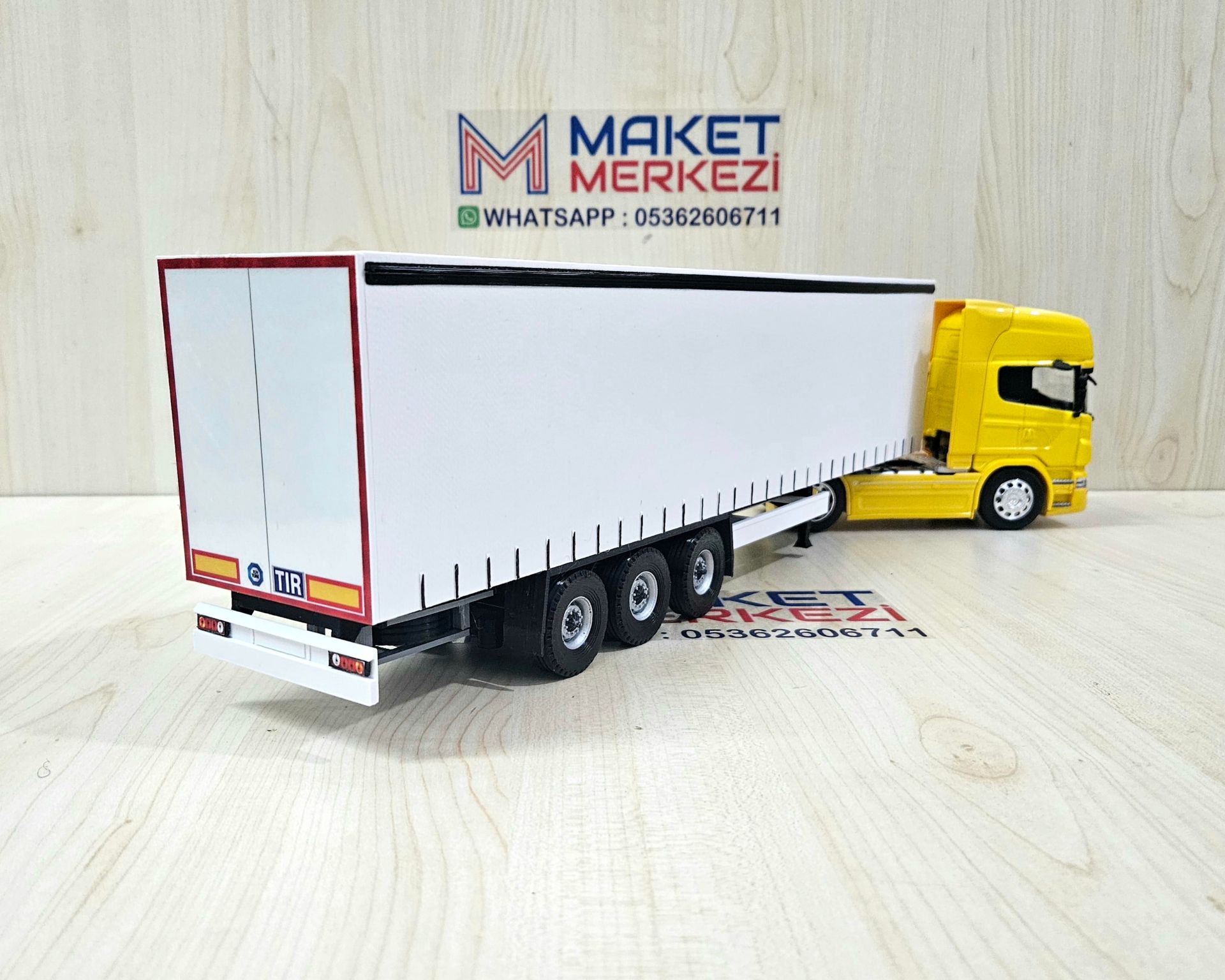 1/32 WELLY SARI SCANIA R730 TENTE DORSELİ TIR MAKETİ