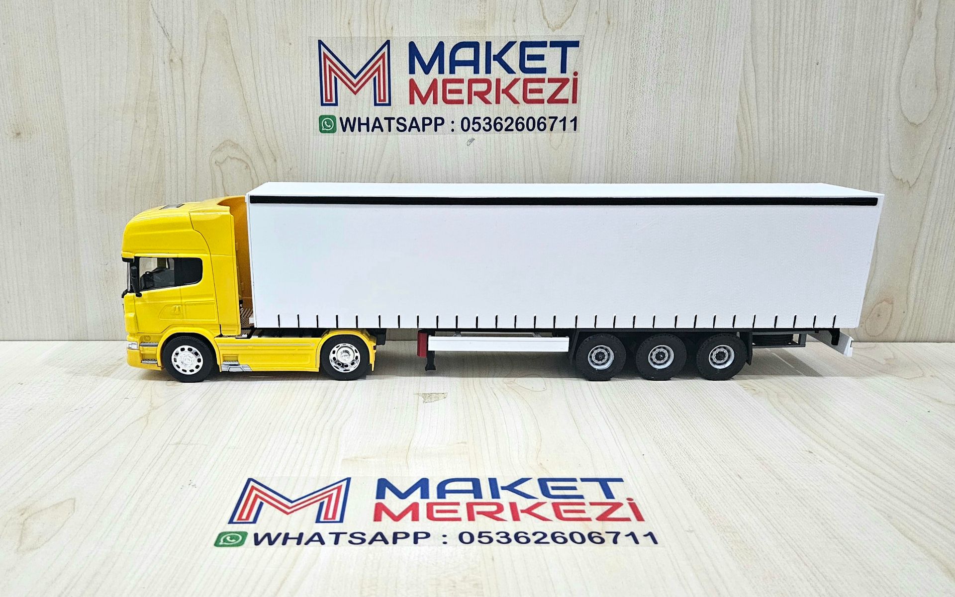 1/32 WELLY SARI SCANIA R730 TENTE DORSELİ TIR MAKETİ