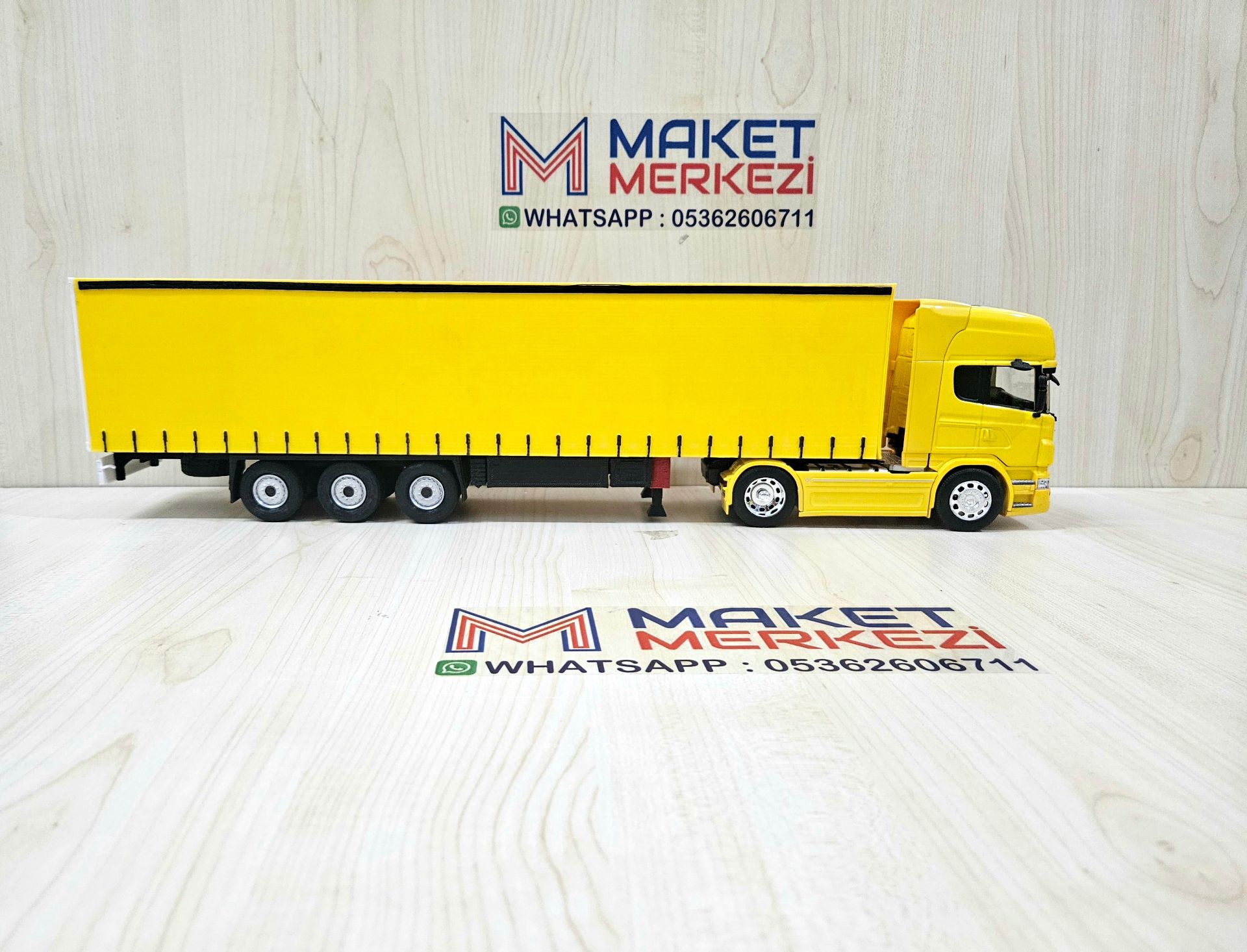 1/32 WELLY SARI SCANIA R730 TENTE DORSELİ TIR MAKETİ