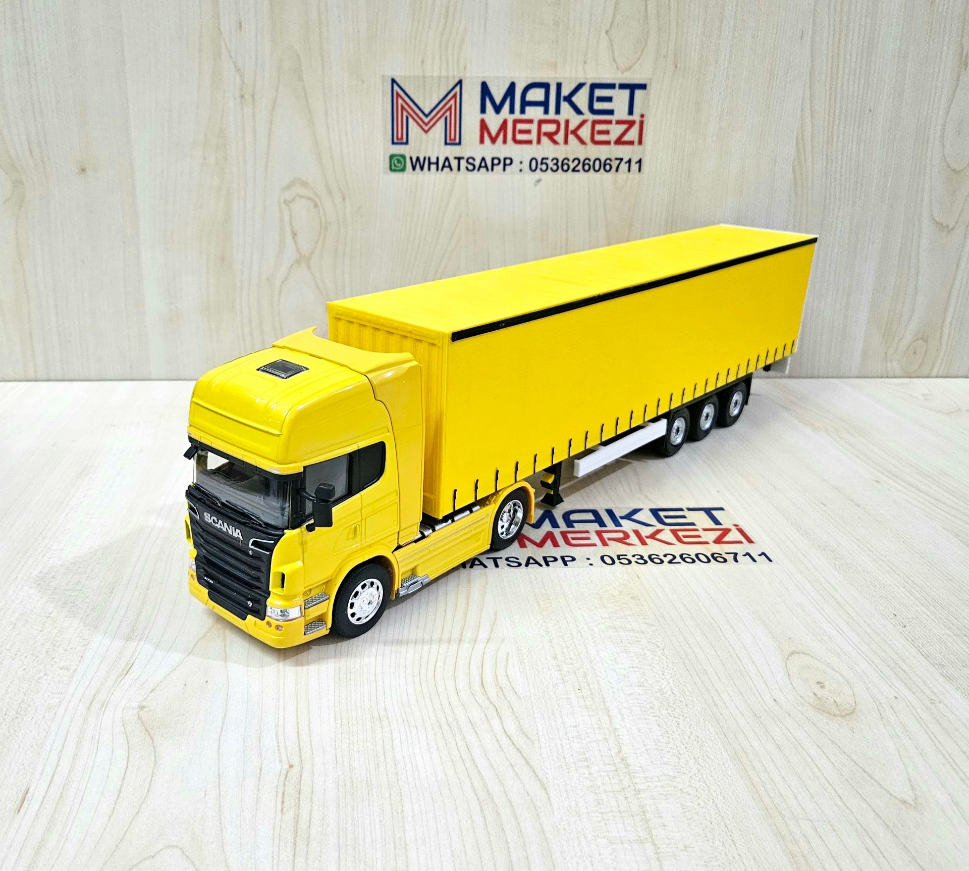 1/32 WELLY SARI SCANIA R730 TENTE DORSELİ TIR MAKETİ