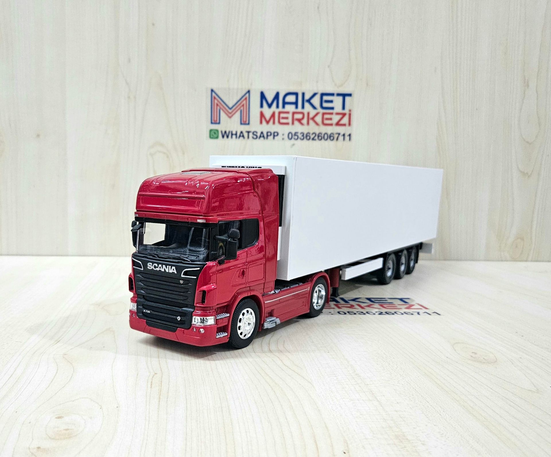 1/32 WELLY SCANIA R730 FRIGO DORSELİ TIR