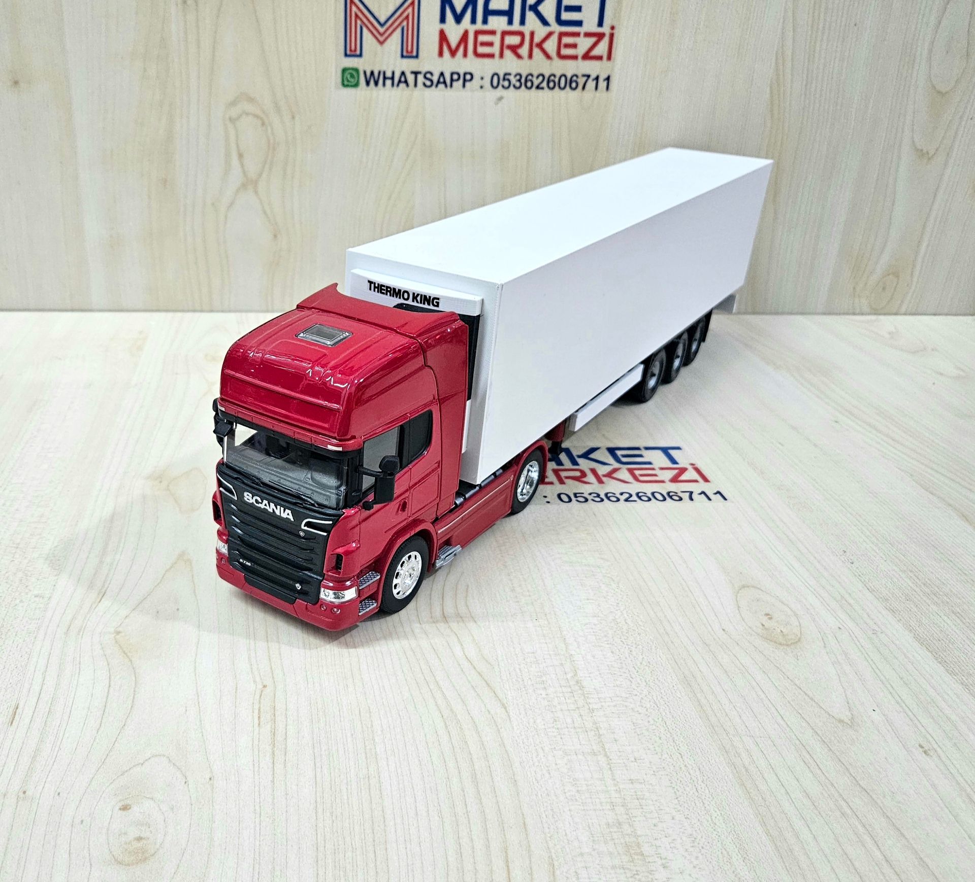 1/32 WELLY SCANIA R730 FRIGO DORSELİ TIR