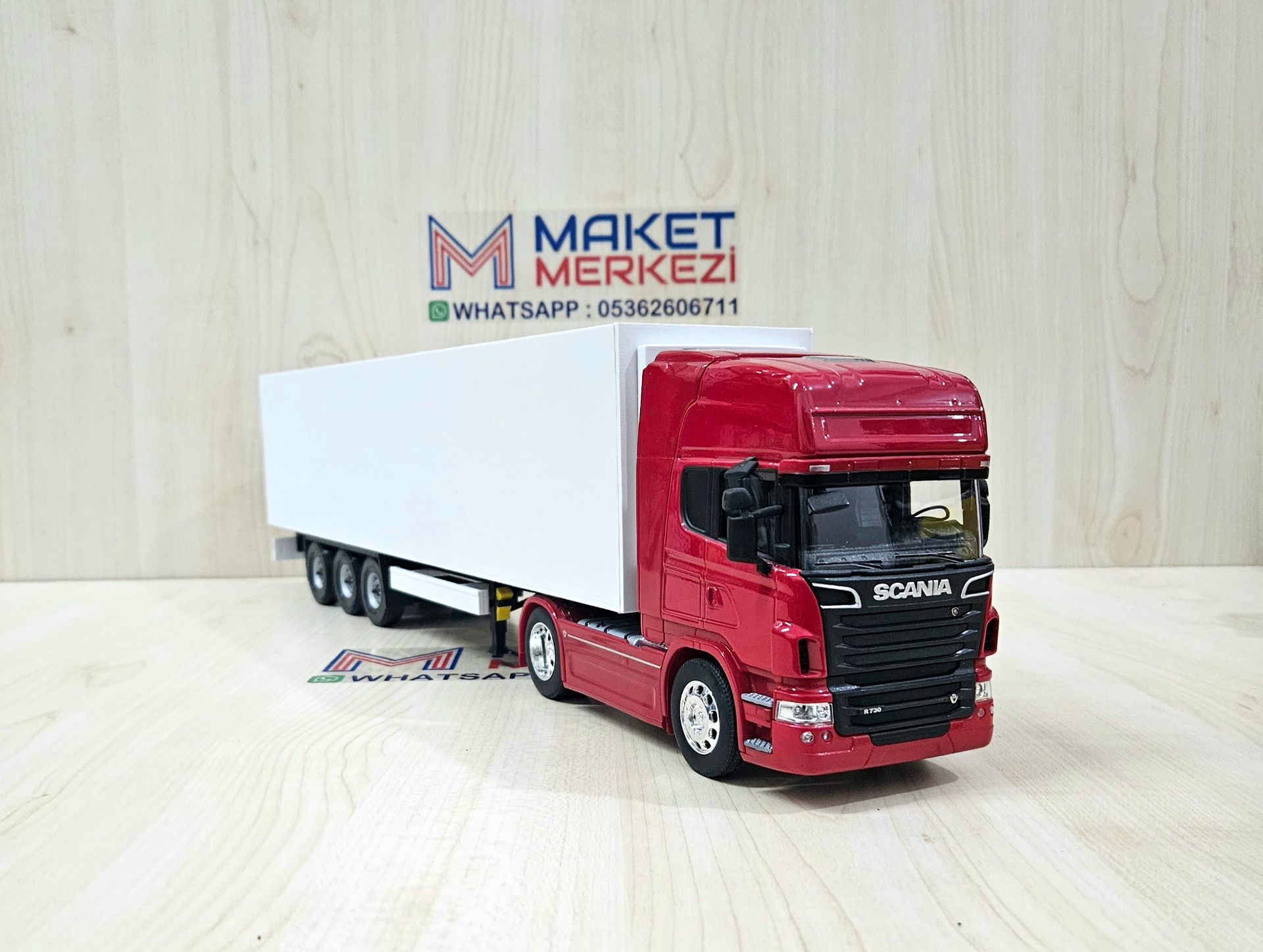 1/32 WELLY SCANIA R730 FRIGO DORSELİ TIR