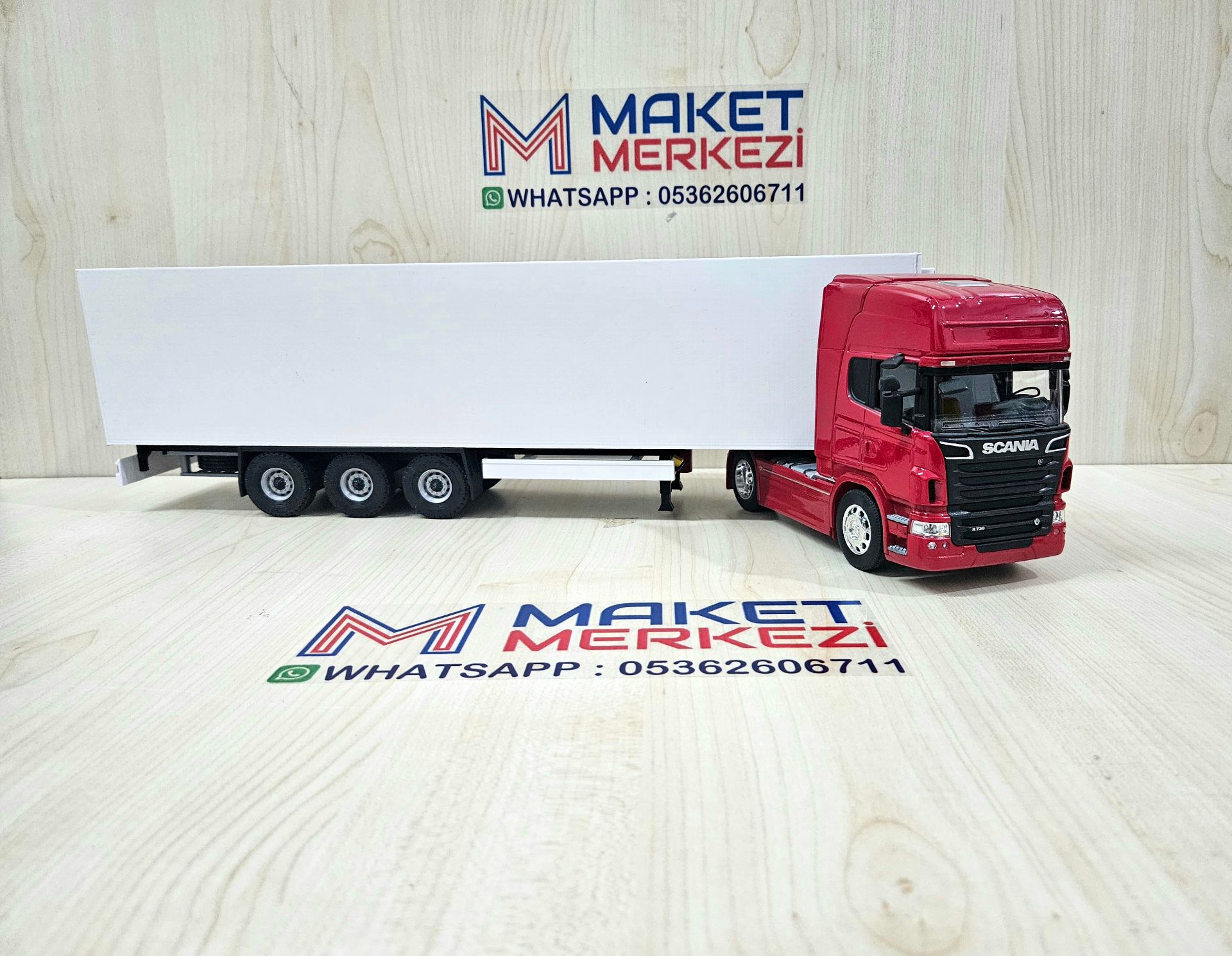 1/32 WELLY SCANIA R730 FRIGO DORSELİ TIR