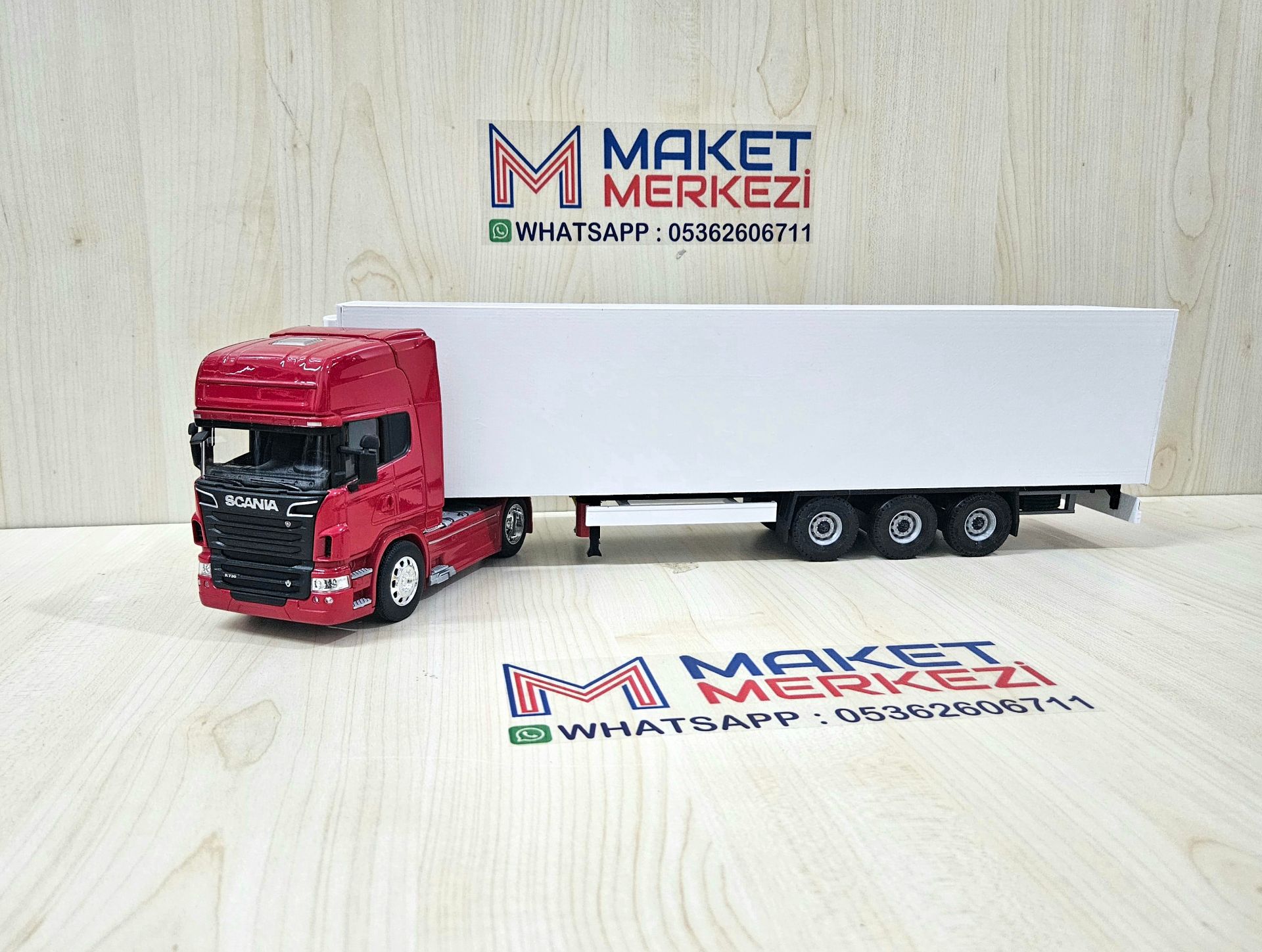 1/32 WELLY SCANIA R730 FRIGO DORSELİ TIR
