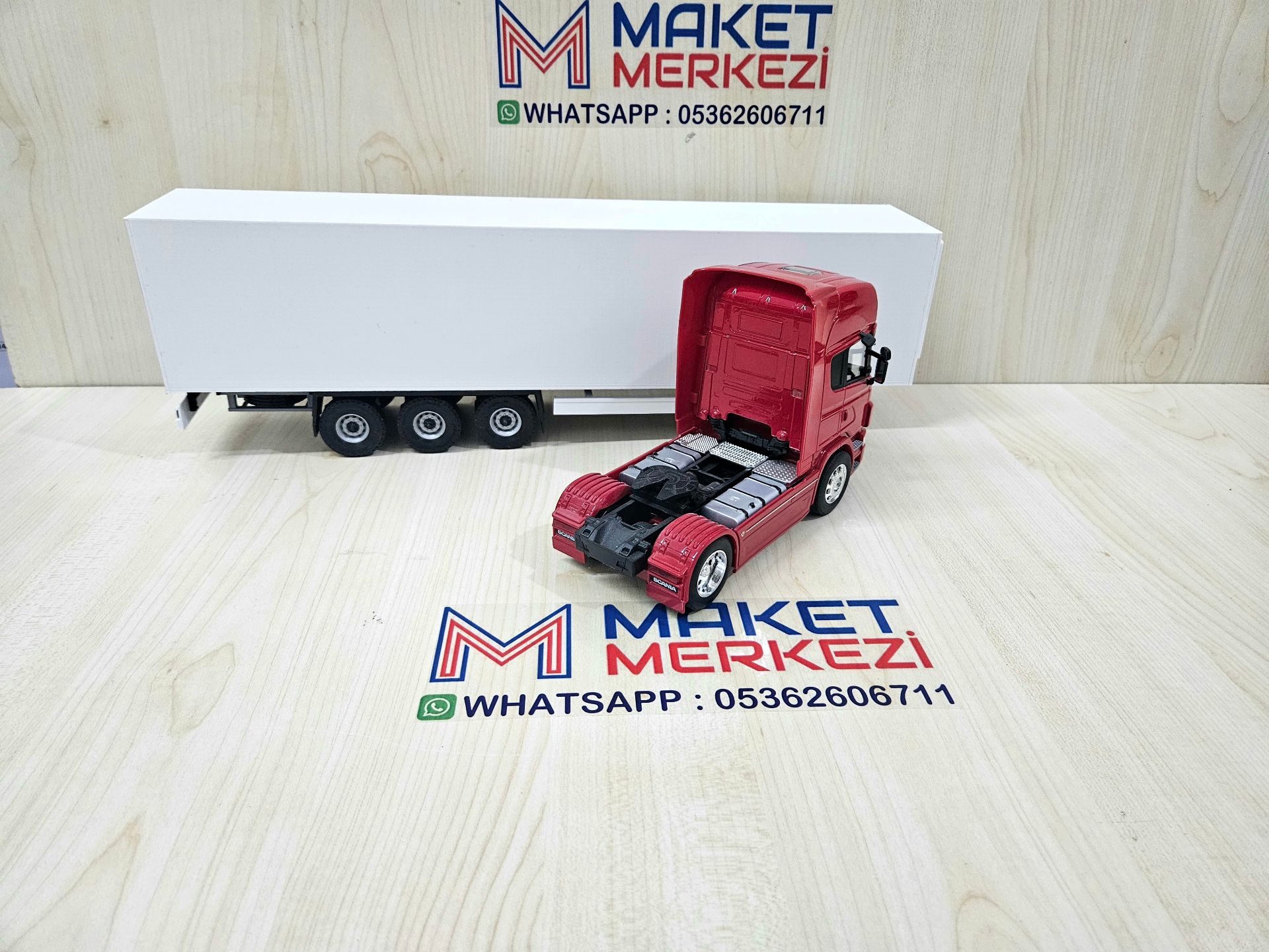 1/32 WELLY SCANIA R730 FRIGO DORSELİ TIR