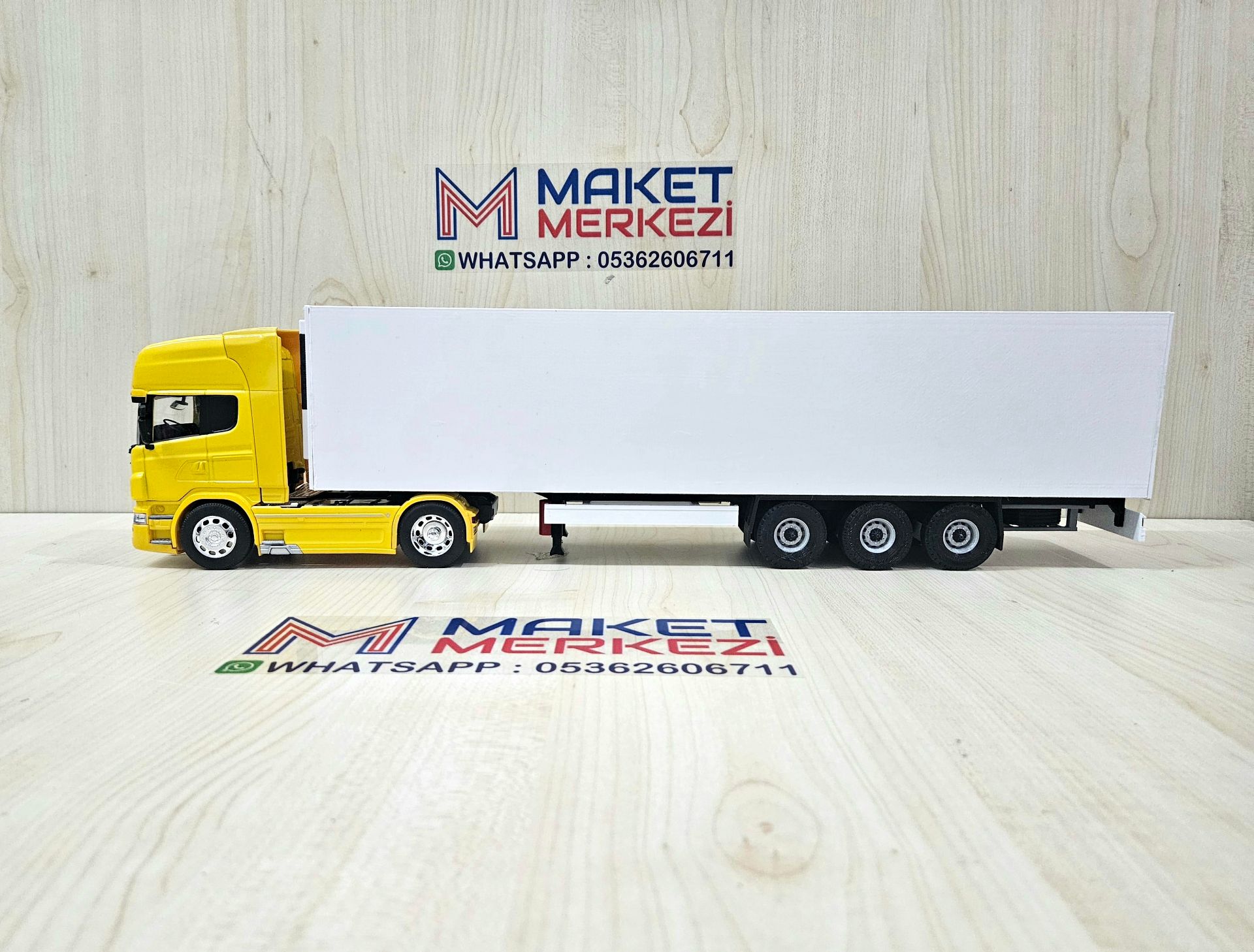 1/32 WELLY SARI SCANIA R730 FRIGO DORSELİ TIR MAKETİ