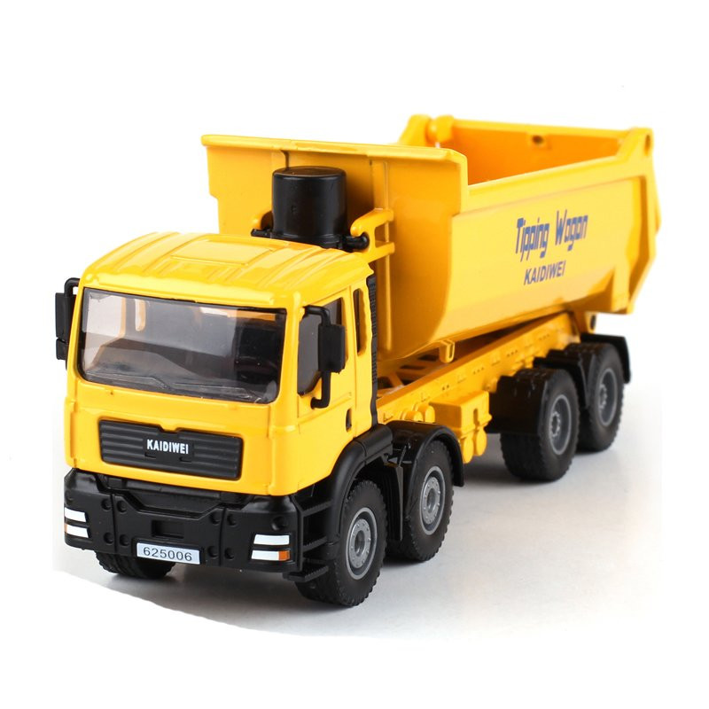 1/50 KAIDIWEI MAN TGS 8X4 DAMPERLİ KAMYON MAKETİ * sarı