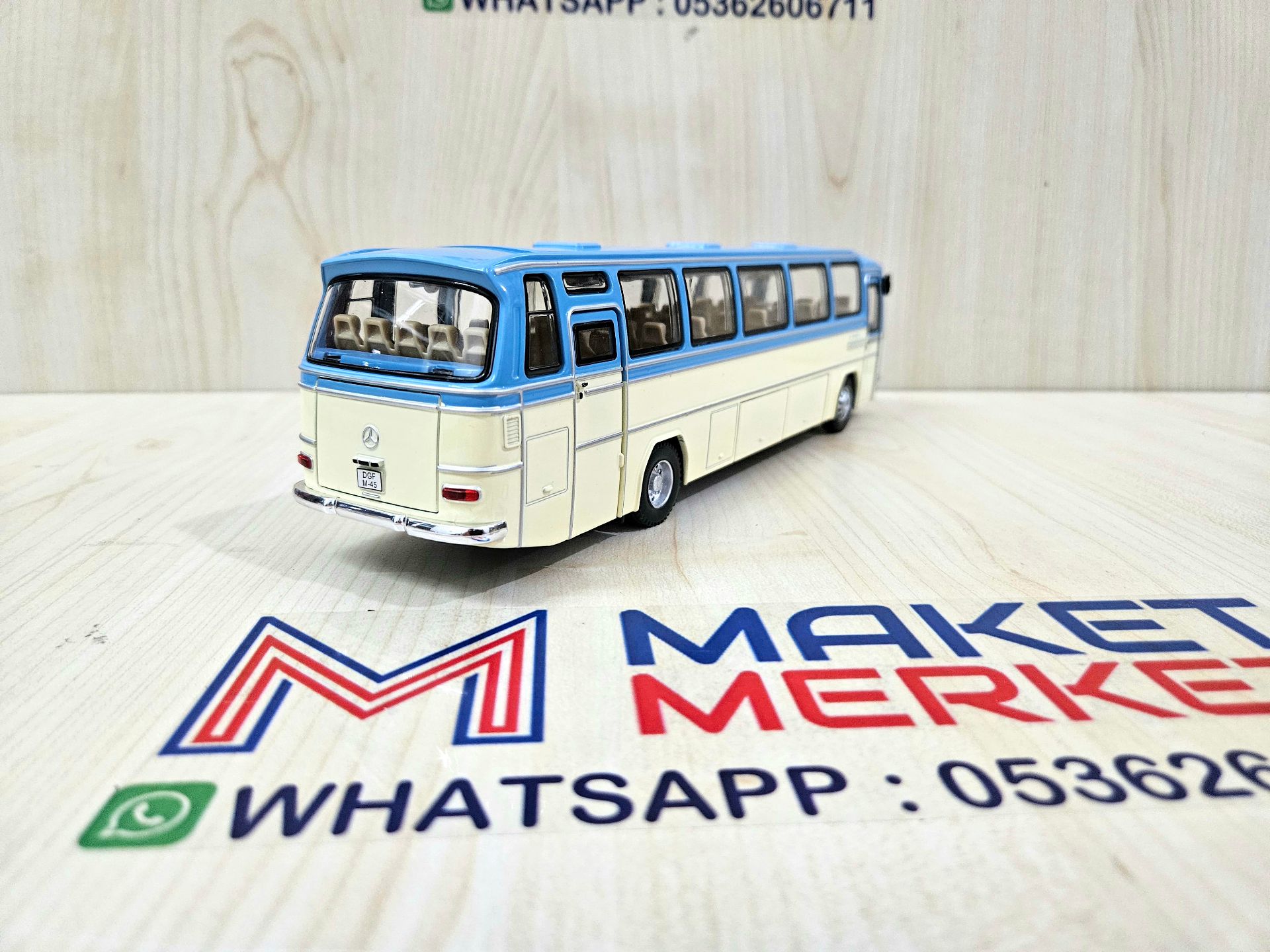1/43 MERCEDES BENZ O302 OTOBÜS MAKETİ MAVİ