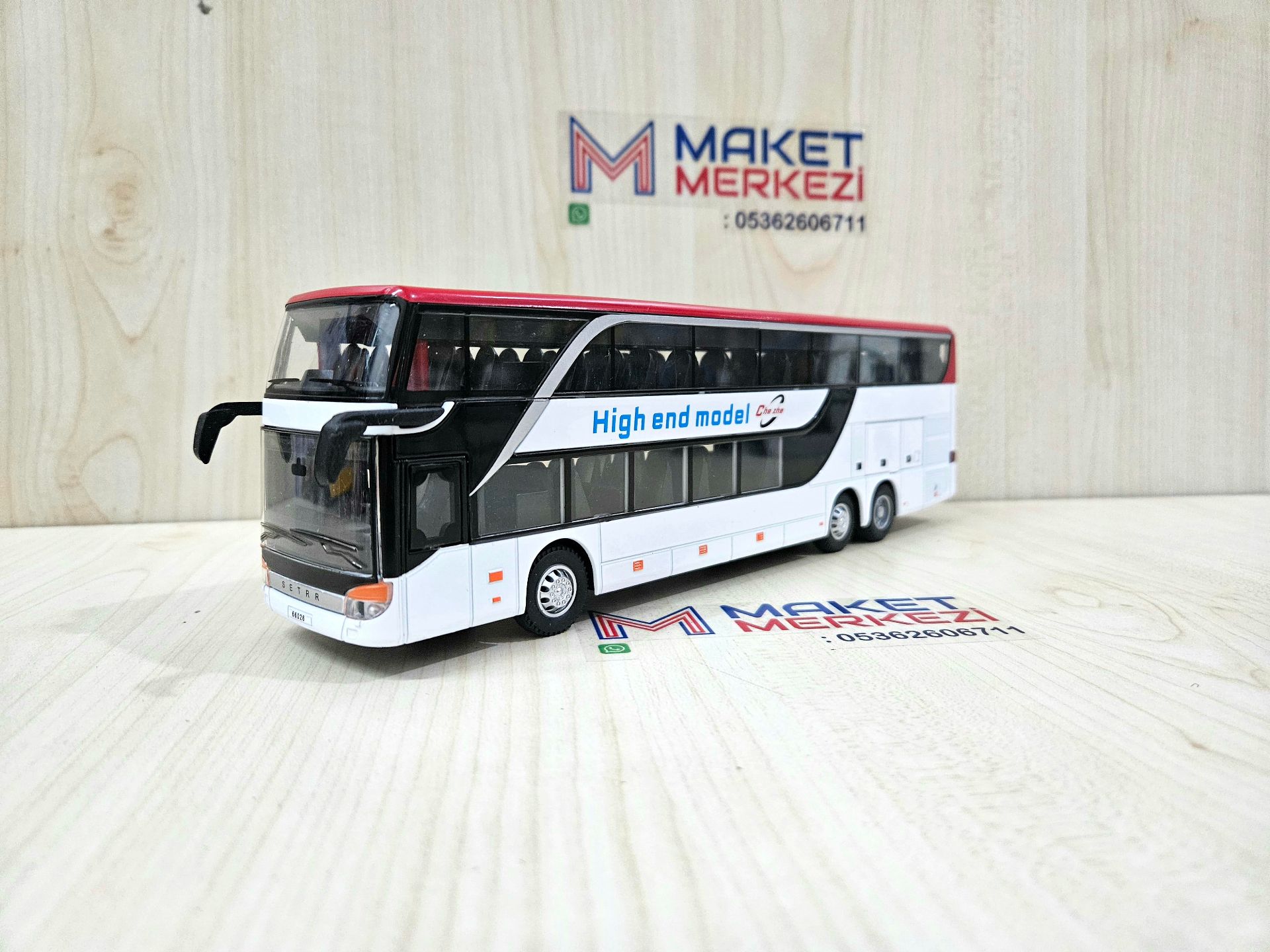 1/43 SETRA ÇİFT KATLI OTOBÜS MAKETİ