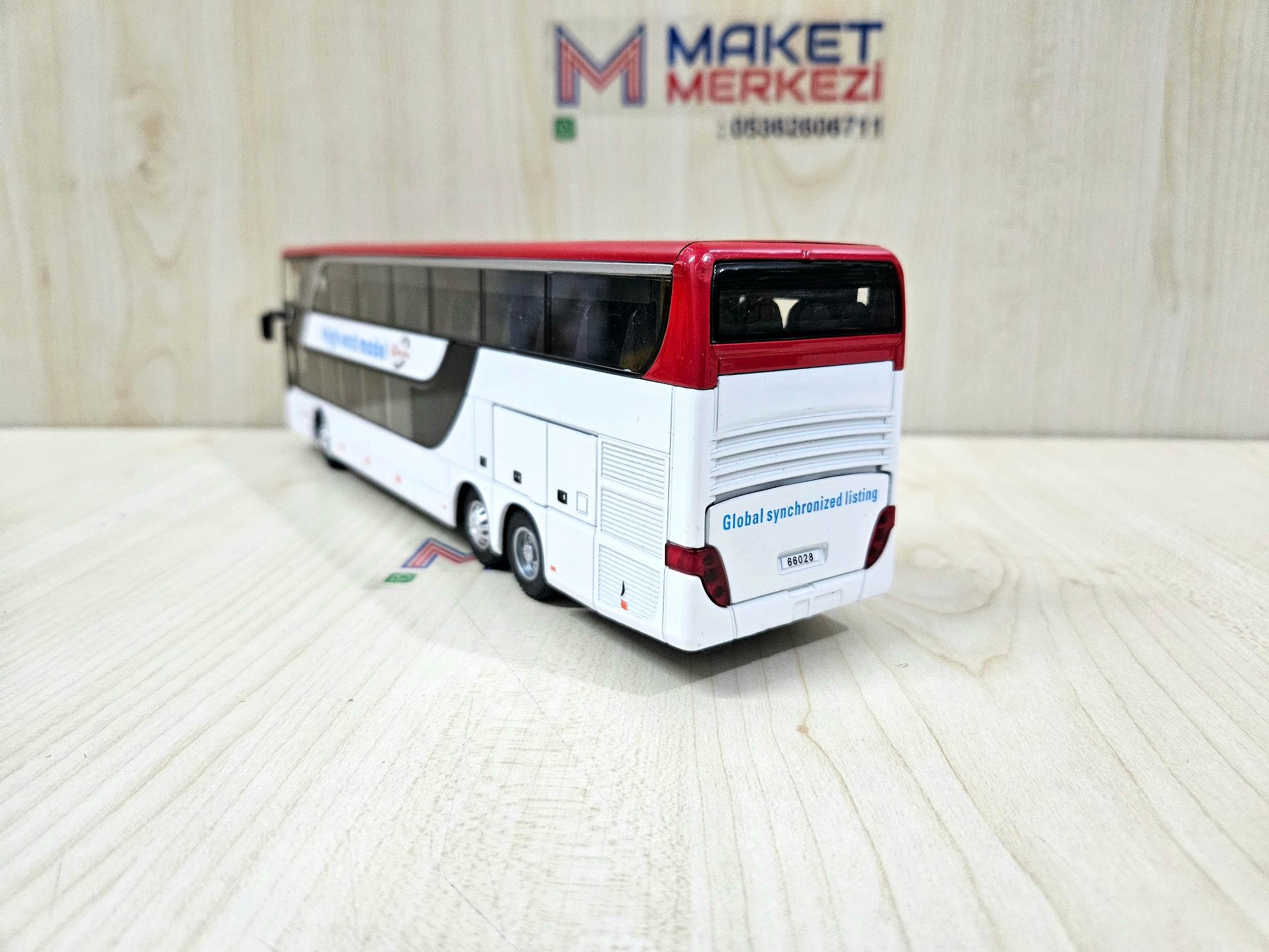 1/43 SETRA ÇİFT KATLI OTOBÜS MAKETİ