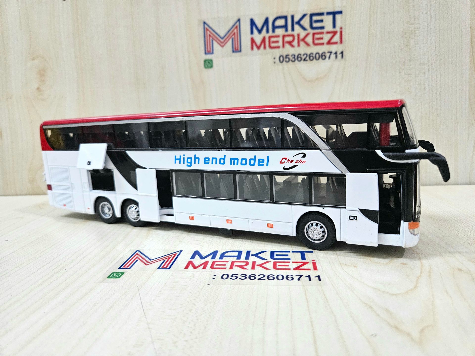 1/43 SETRA ÇİFT KATLI OTOBÜS MAKETİ