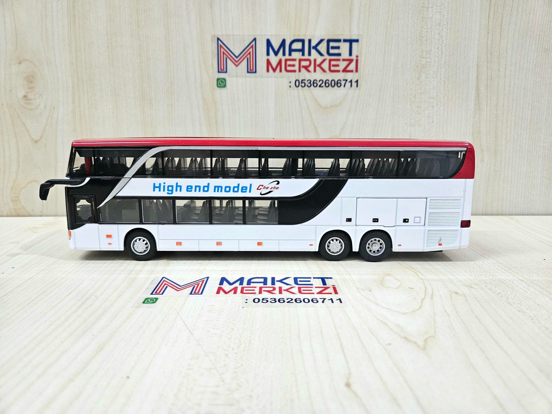 1/43 SETRA ÇİFT KATLI OTOBÜS MAKETİ