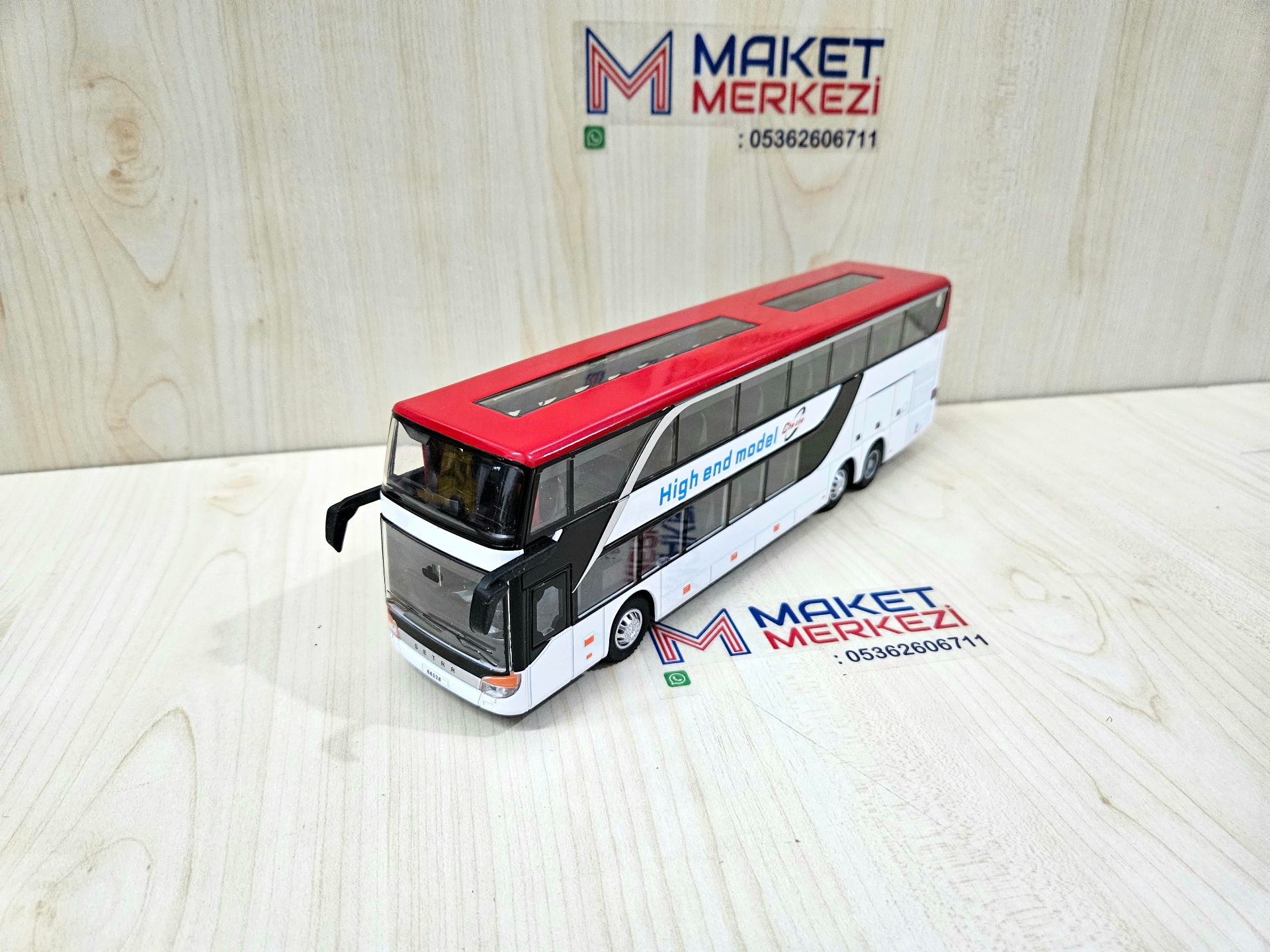 1/43 SETRA ÇİFT KATLI OTOBÜS MAKETİ