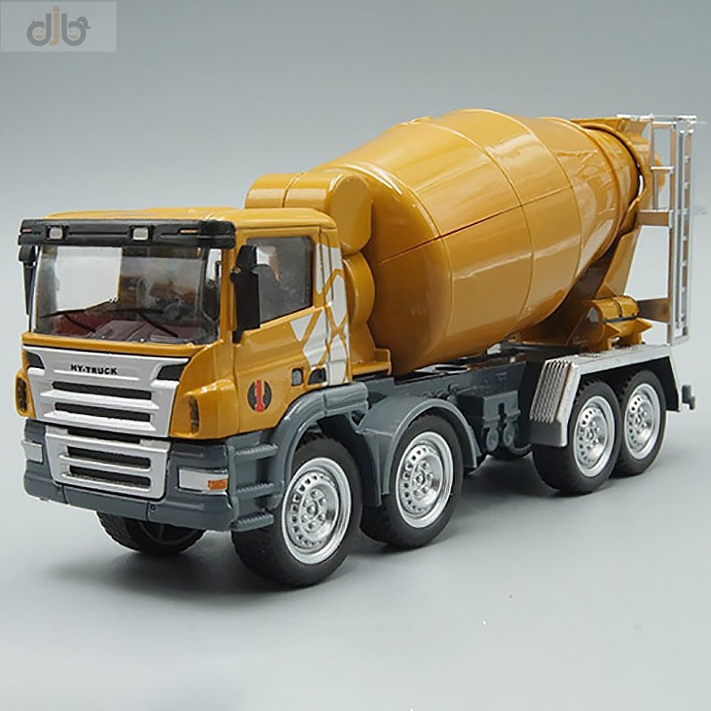 1/50 SCANIA 8X4 BETON MİKSERİ MAKETİ (turuncu)