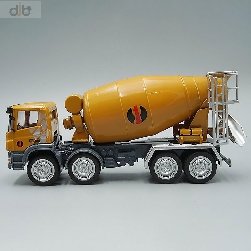 1/50 SCANIA 8X4 BETON MİKSERİ MAKETİ (turuncu)