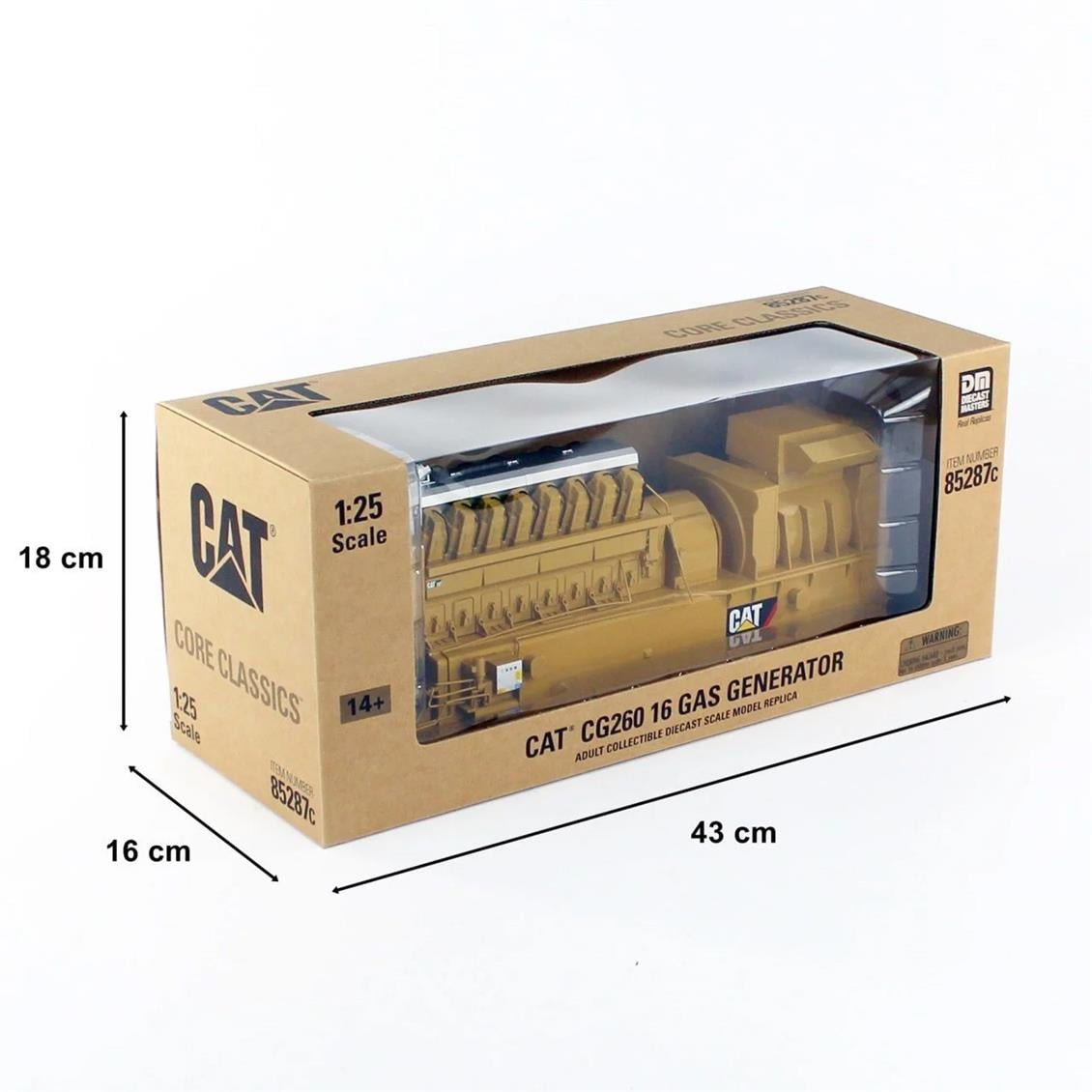 1/25 ÖLÇEK CAT CG260-16 JENERATÖR MAKETİ DM85287