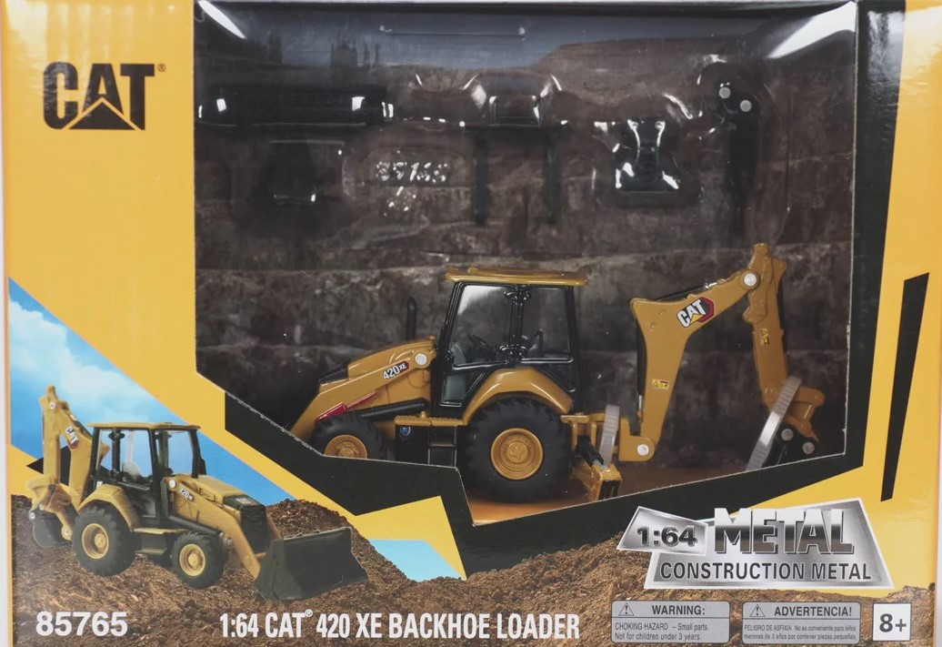 1/64 Ölçek Cat 420 XE BEKOLODER 4 ataşmanlı DM85765 