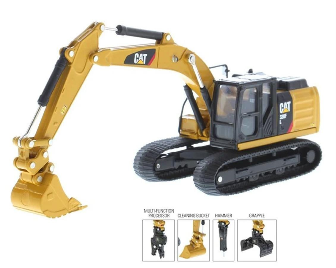 1/64 Ölçek Cat 320F L Ekskavatör maketi DM85636 