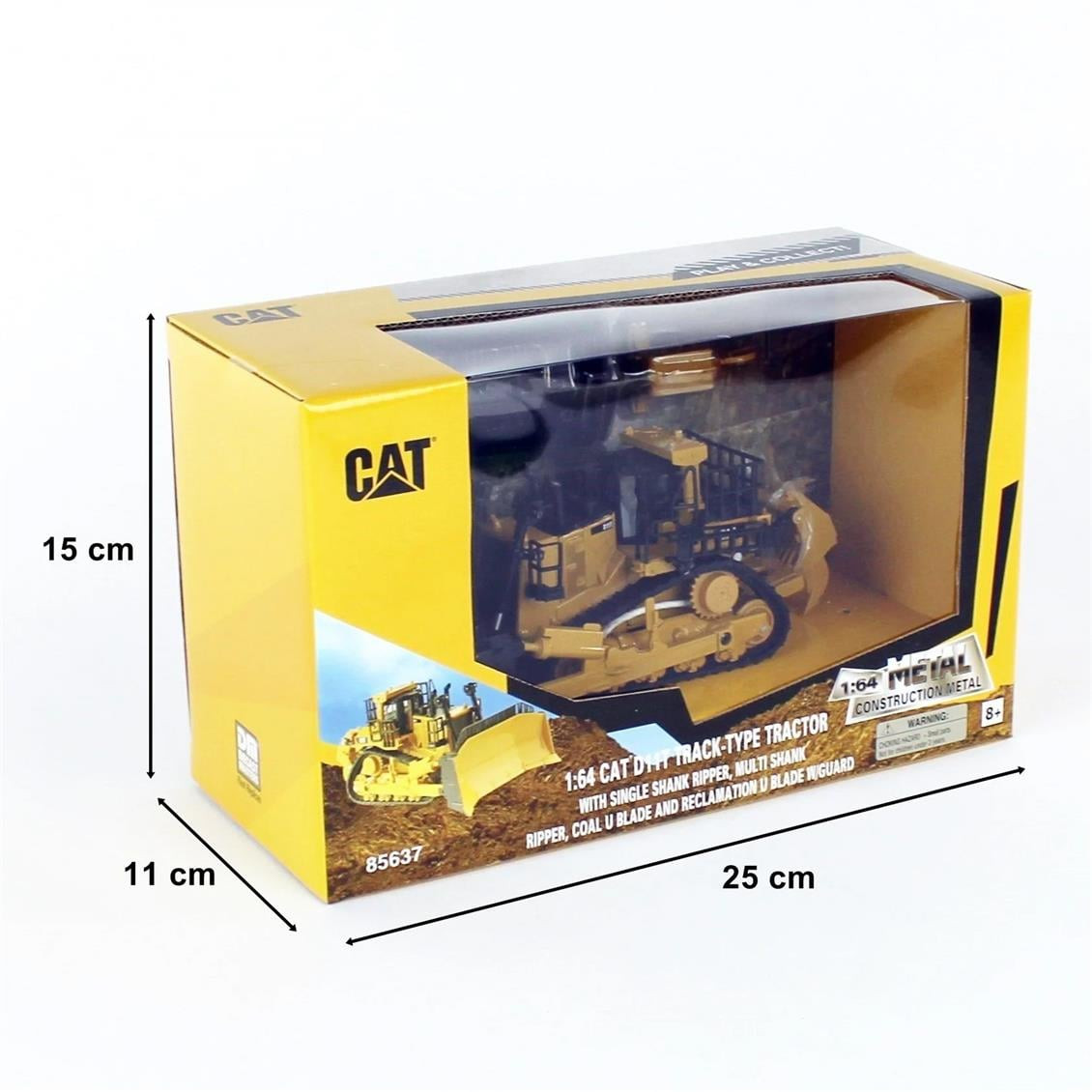1/64 Ölçek Cat D11 Dozer maketi DM85637 