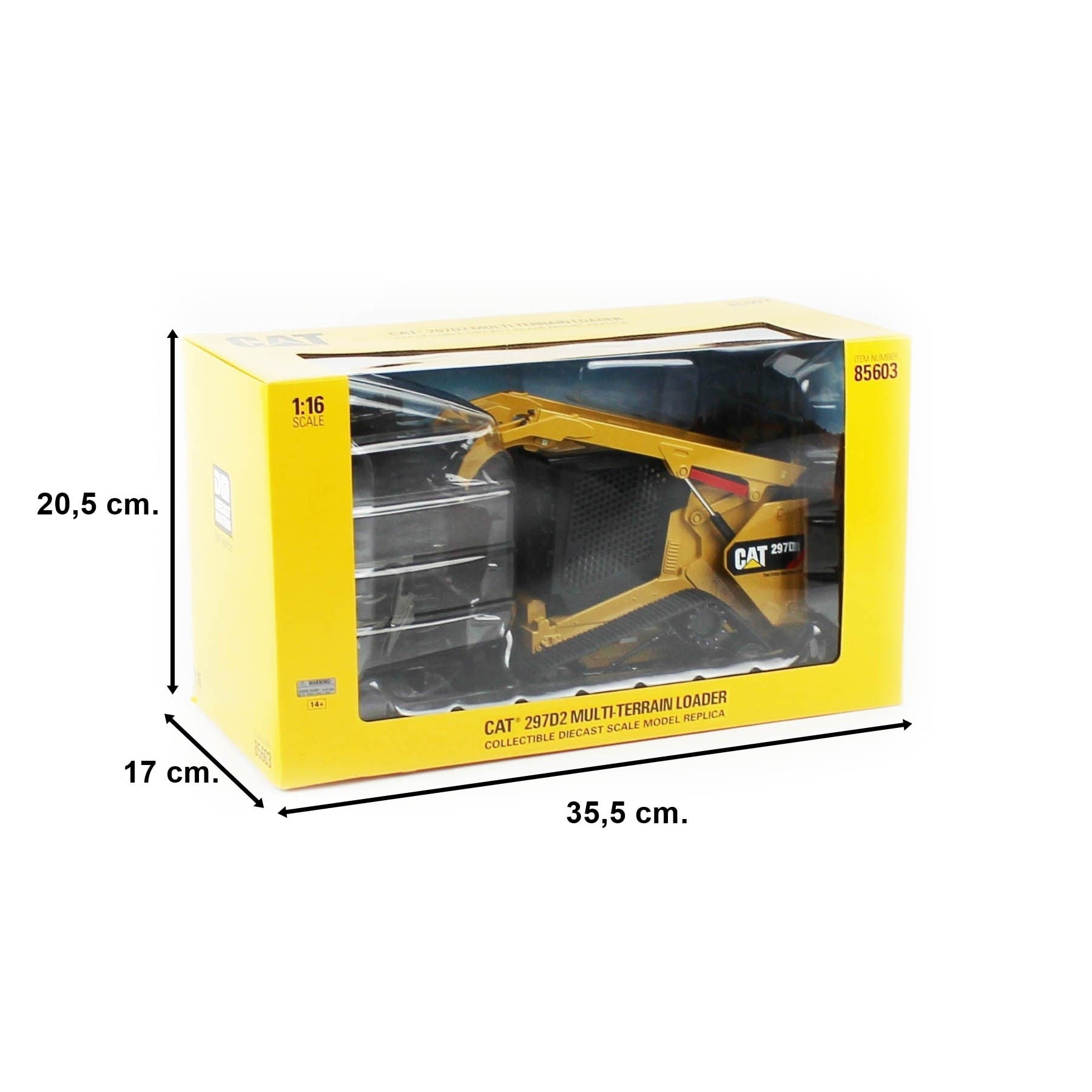 1/16 ÖLÇEK CAT 297D2 ÇOK AMAÇLI LODER DM85603