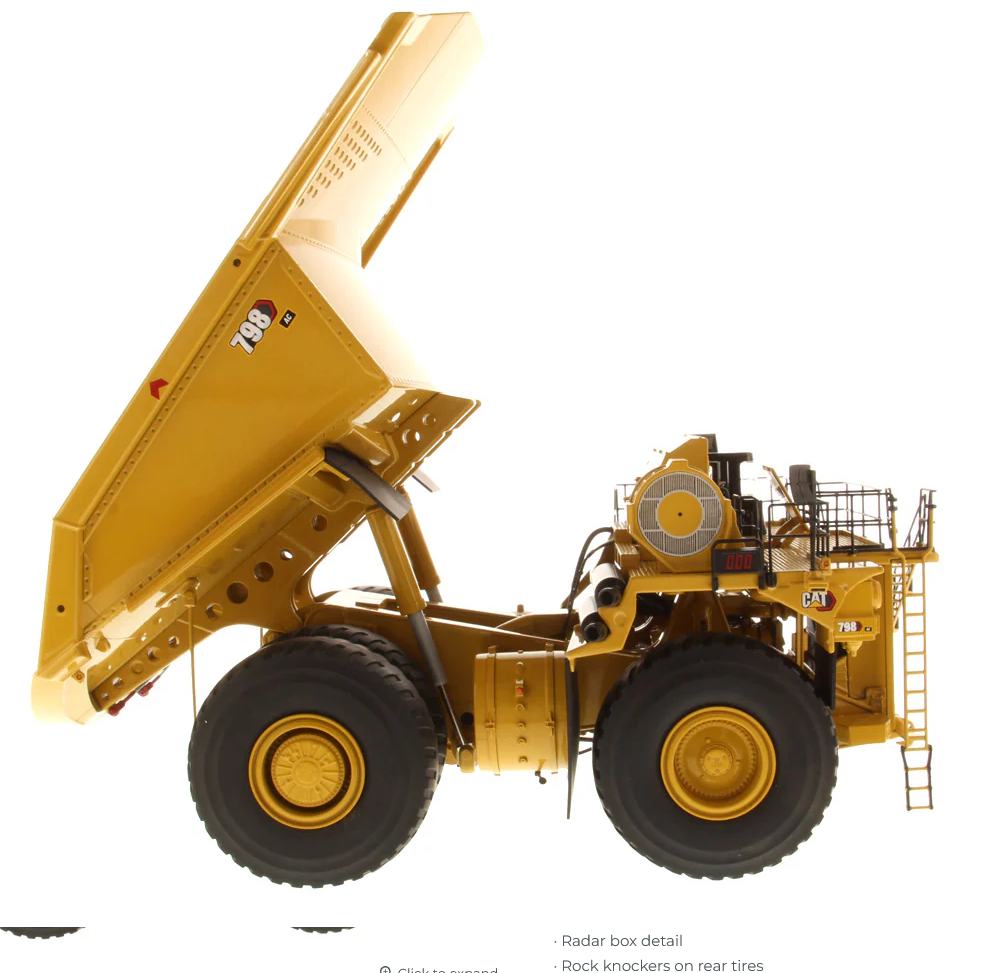 1/50 CAT 798 AC MADEN KAMYONU MAKETİ DM85671