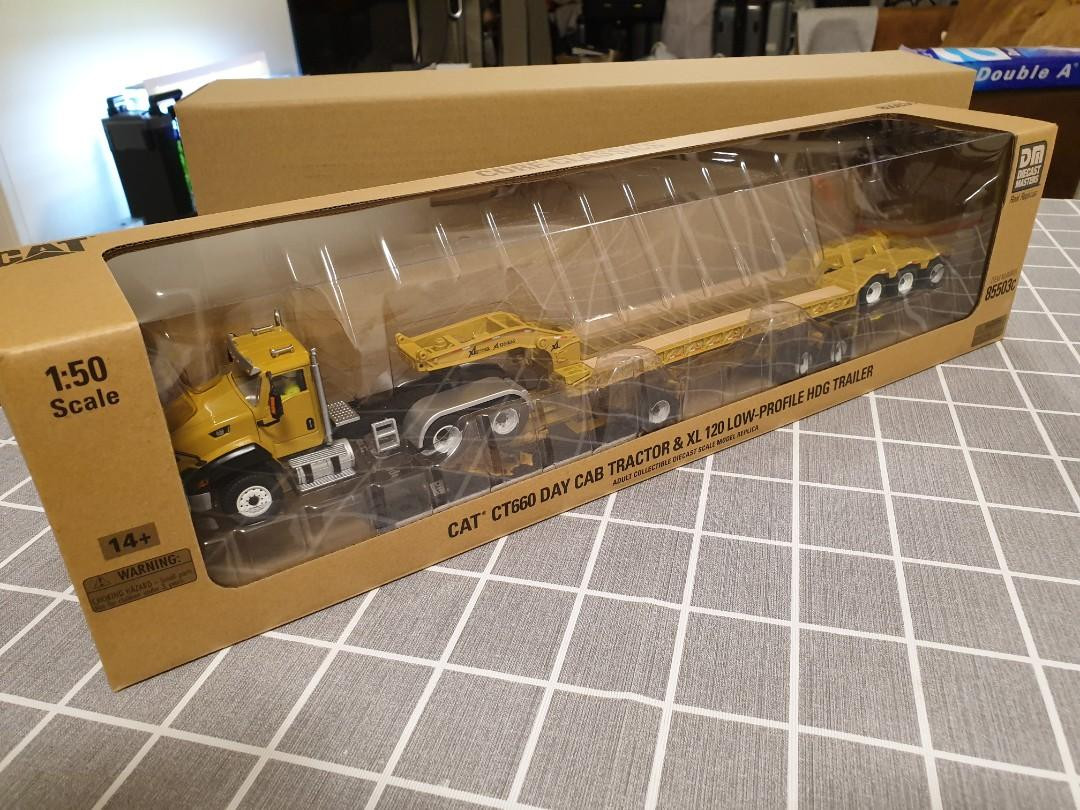 1/50 CAT CT660 VE XL120 HDG LOWBED NOOTEBOOM TIR MAKETİ DM85503